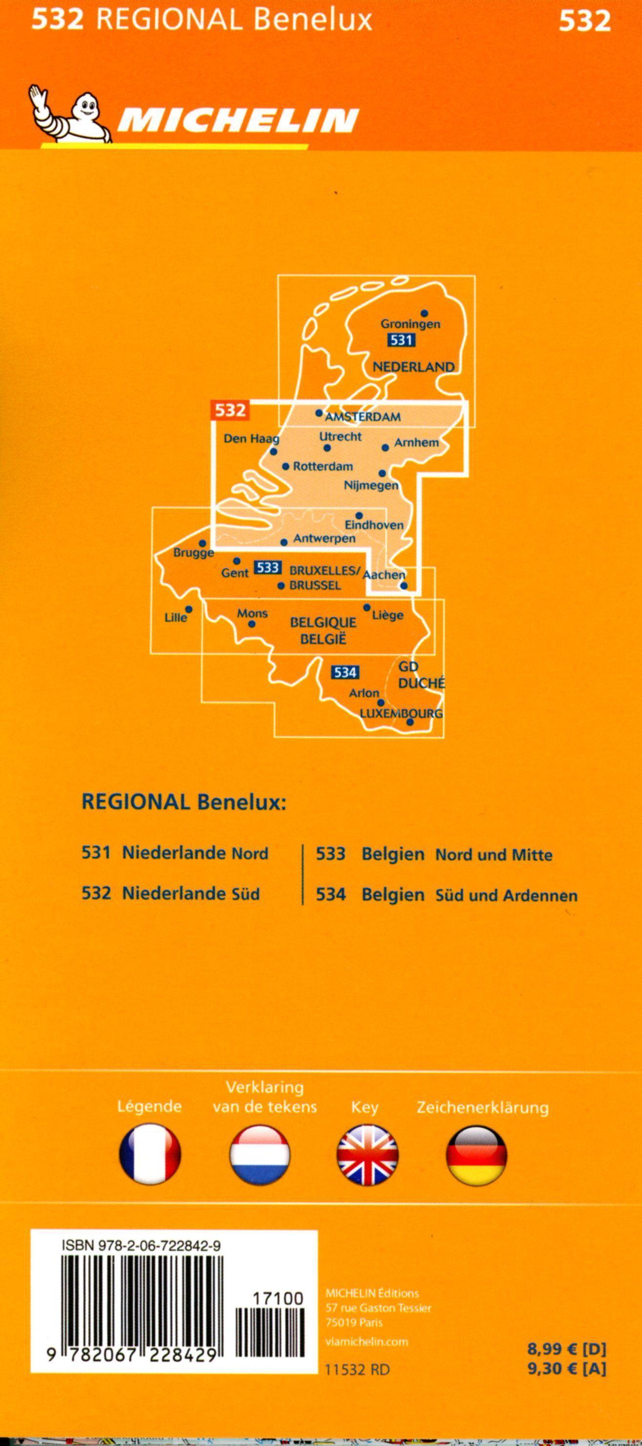 Beispielinhalt (Bild) Michelin Niederlande Süd