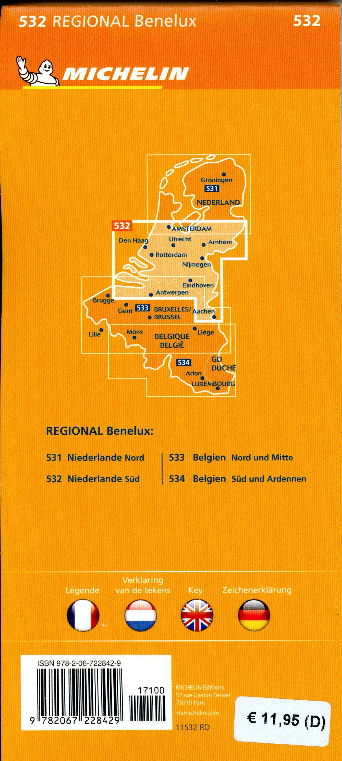 Beispielinhalt (Bild) Michelin Niederlande Süd