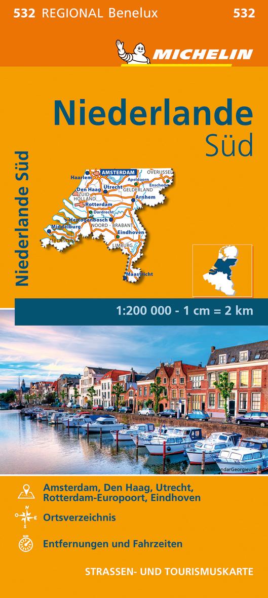 Vorderes Coverbild Michelin Niederlande Süd