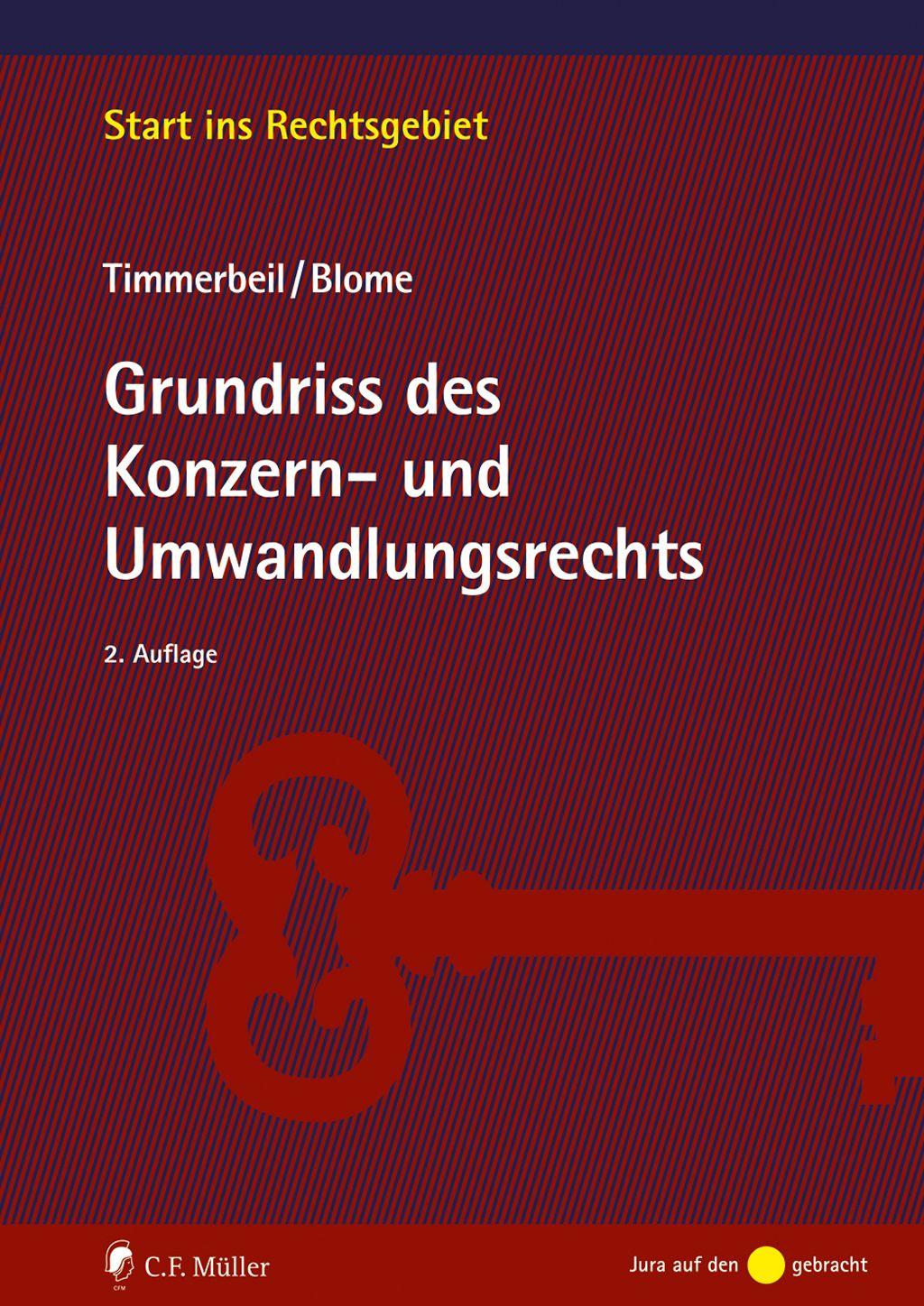 Vorderes Coverbild Grundriss des Konzern- und Umwandlungsrechts