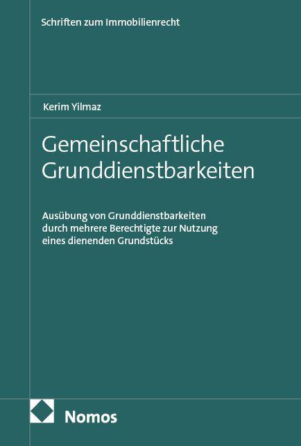 Vorderes Coverbild Gemeinschaftliche Grunddienstbarkeiten