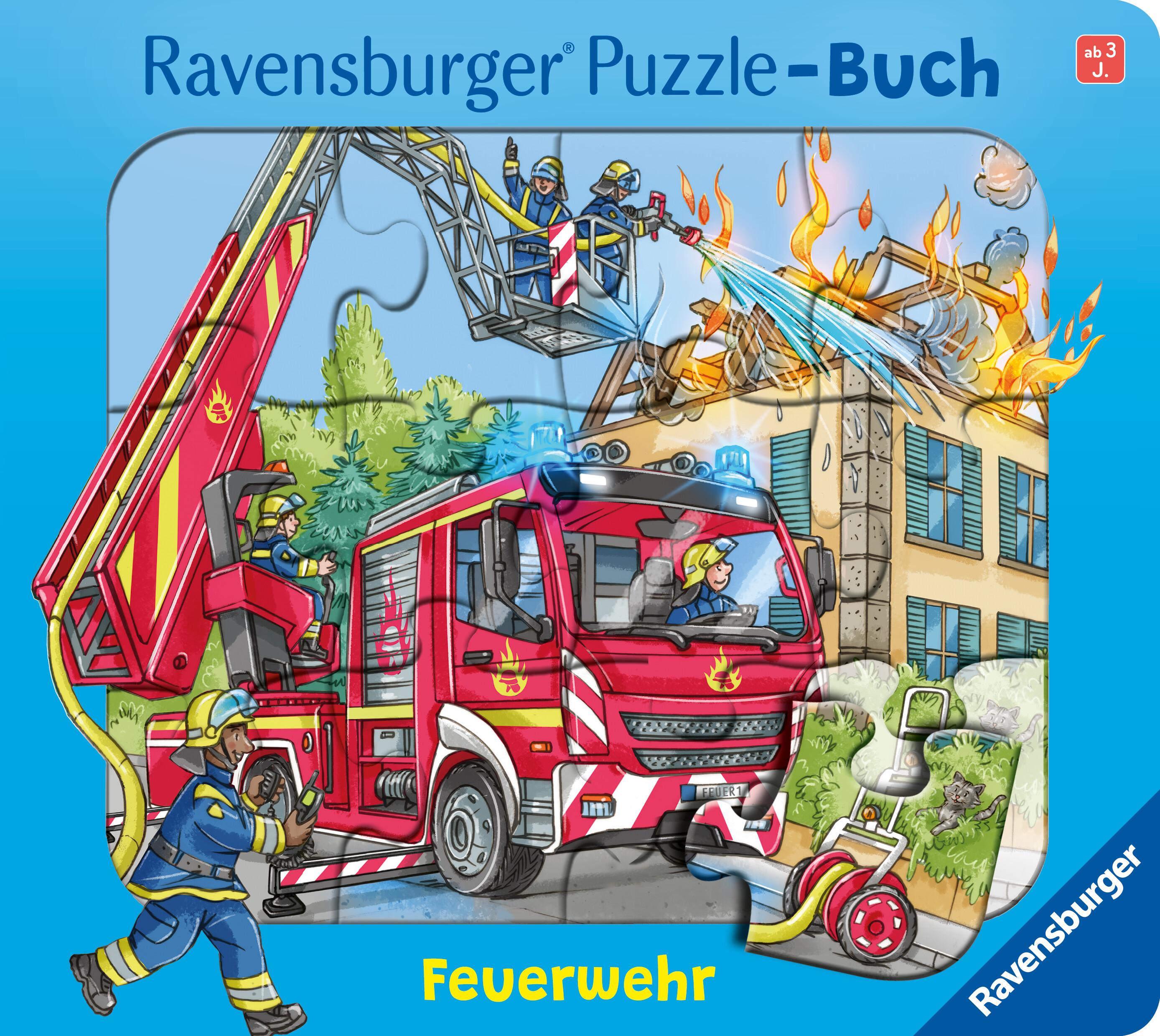 Vorderes Coverbild Ravensburger® Puzzle-Buch - Feuerwehr