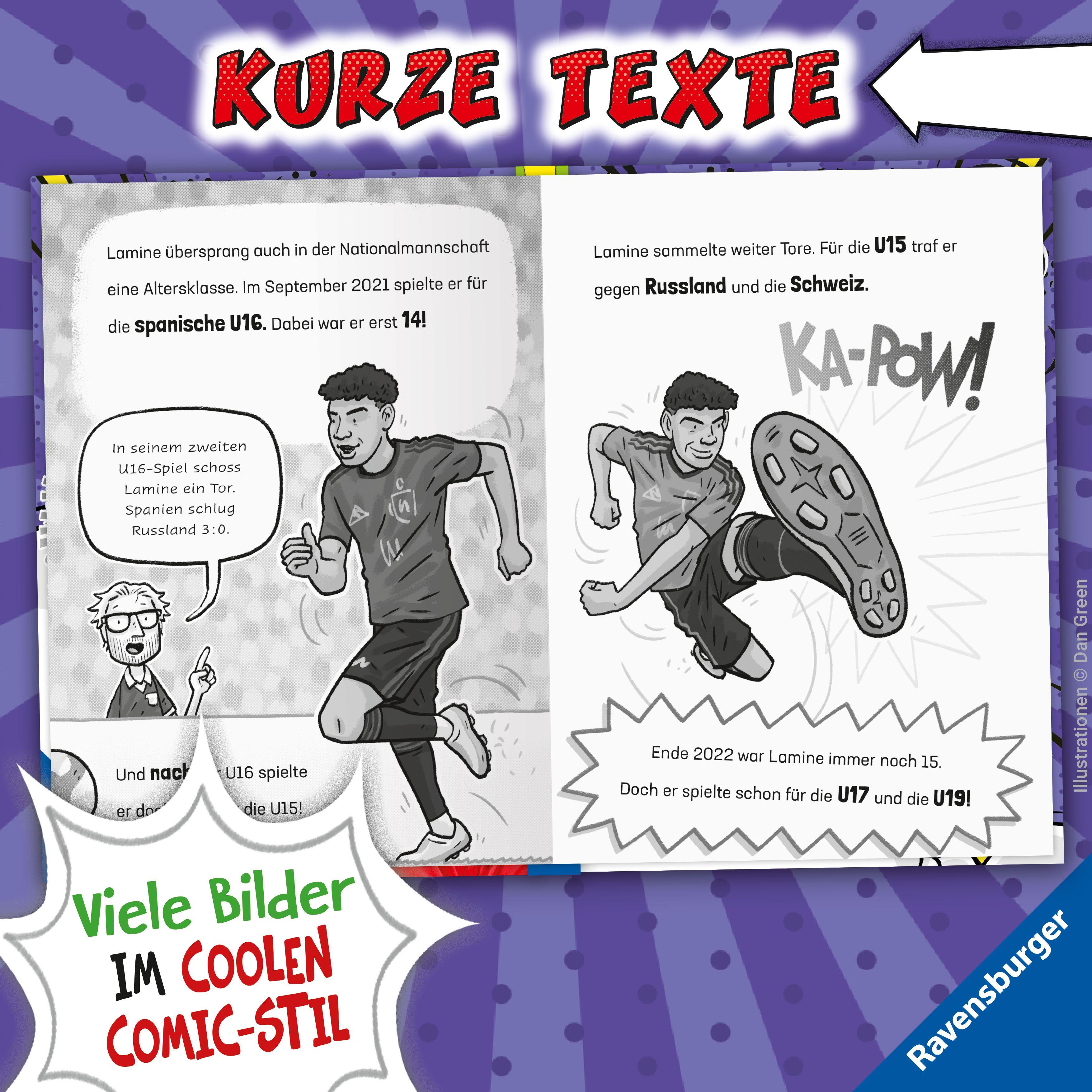 Beispielinhalt (Bild) Fußball-Stars - Alles über Yamal. Vom Fußball-Talent zum Megastar