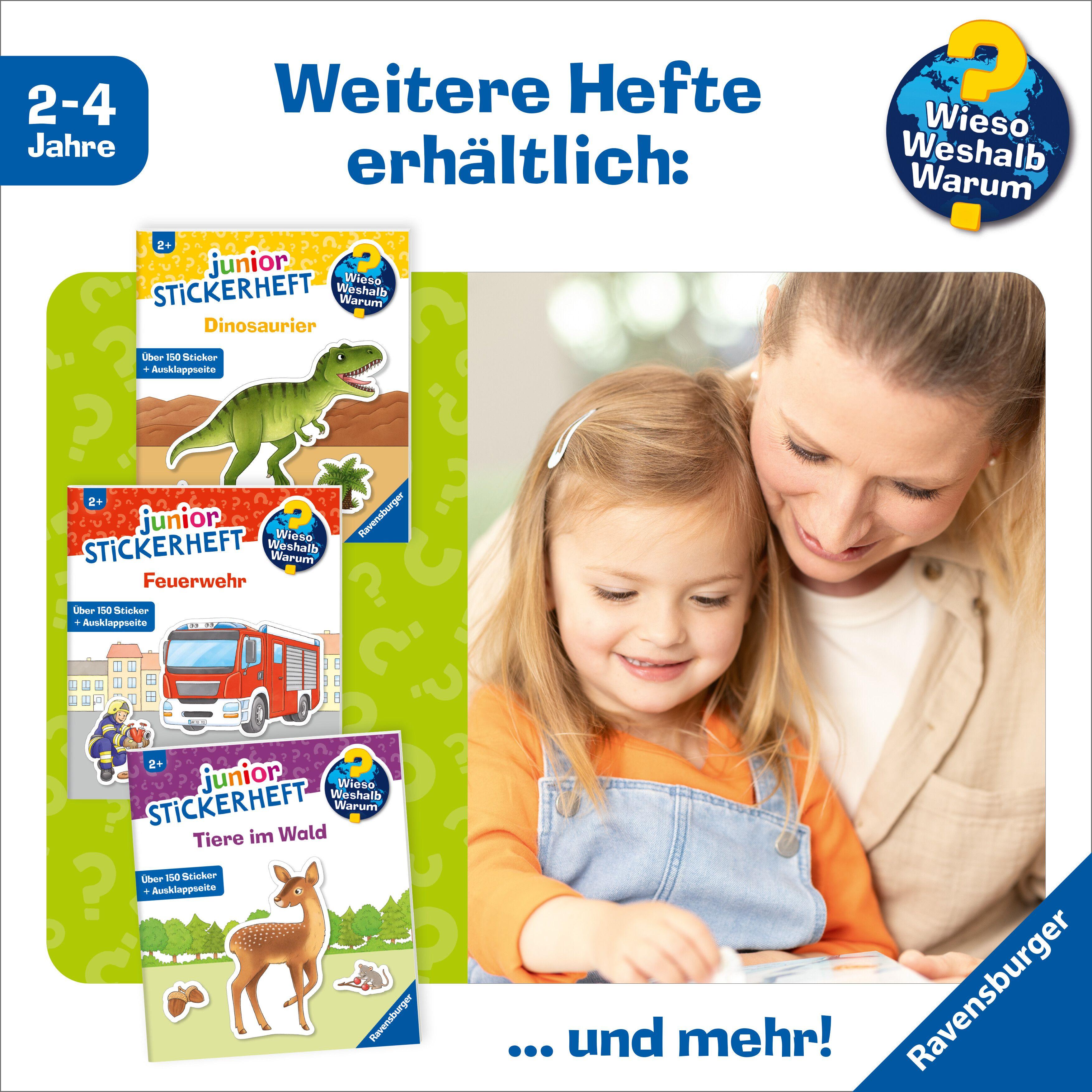 Beispielinhalt (Bild) Wieso? Weshalb? Warum? junior Stickerheft - Dinosaurier