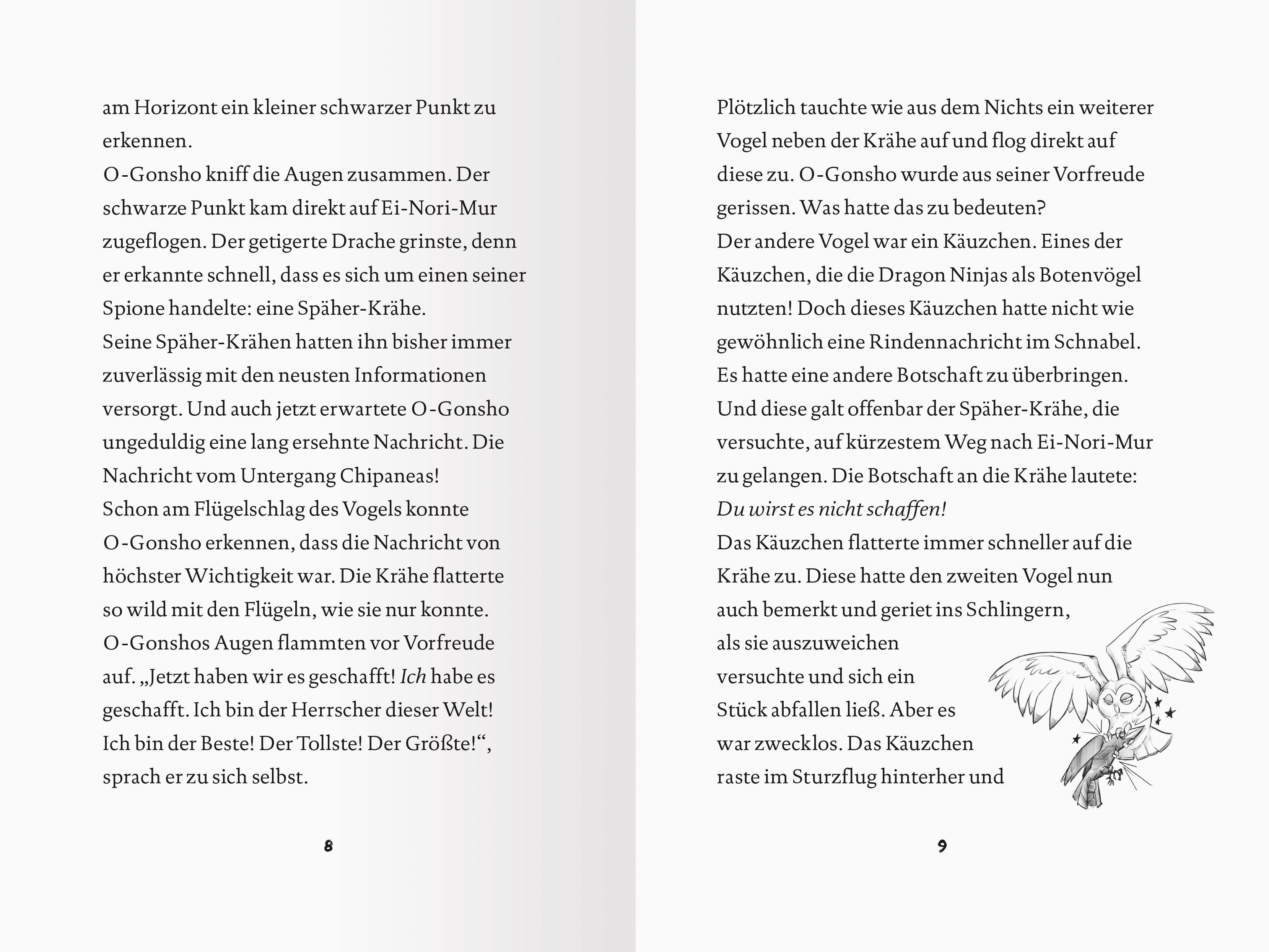 Beispielinhalt (Bild) Dragon Ninjas, Band 6 - Der Drache des Wassers