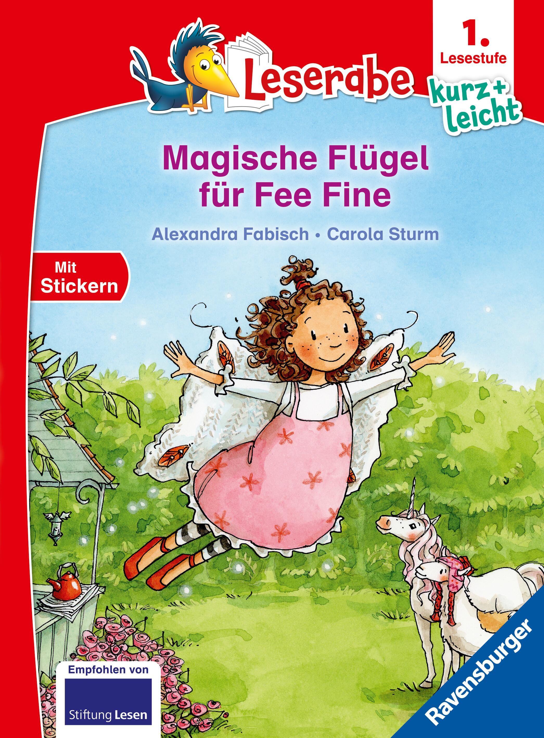 Vorderes Coverbild Leserabe 1. Lesestufe Kurz und leicht - Magische Flügel für Fee Fine