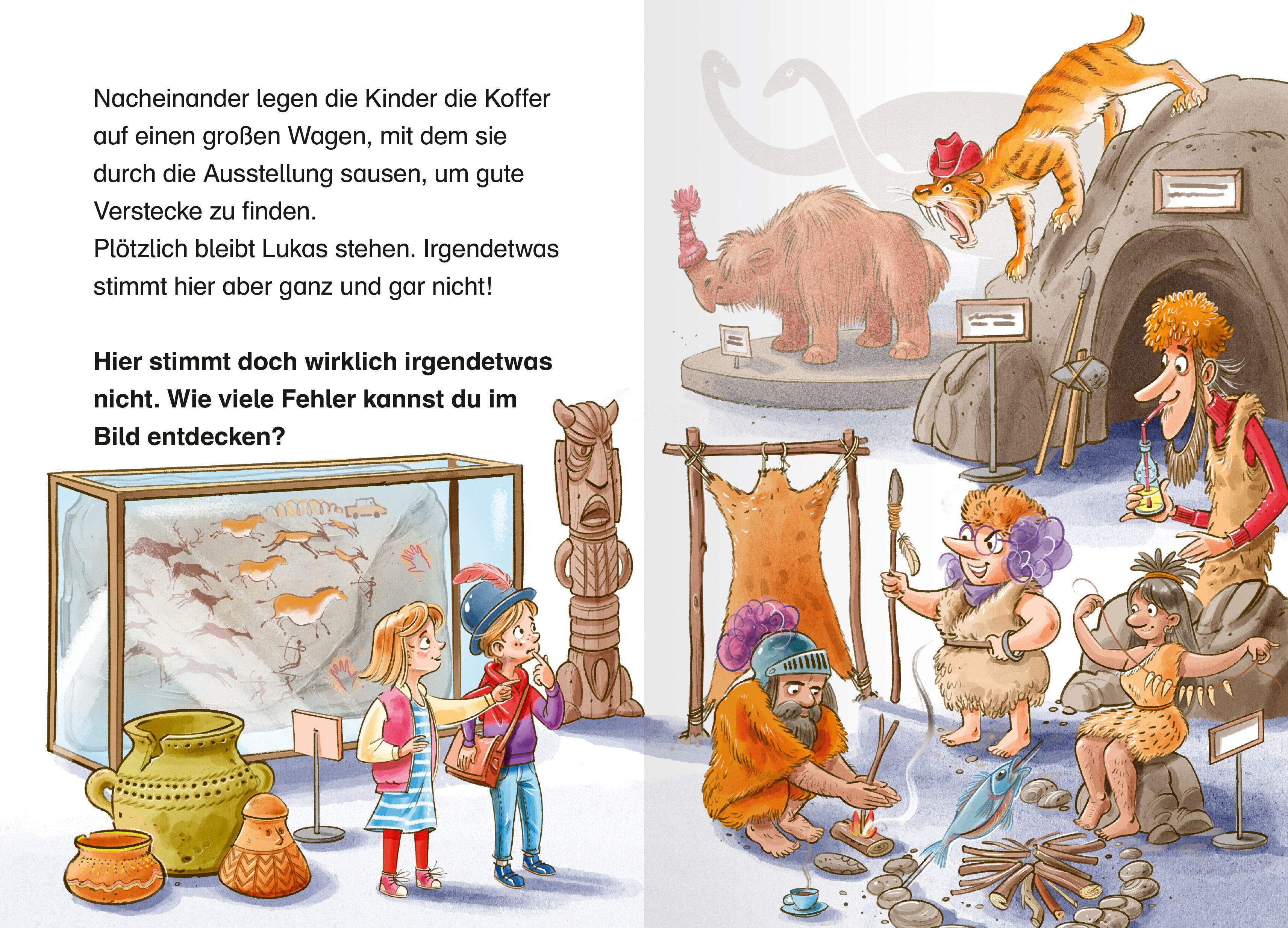 Beispielinhalt (Bild) Die Jagd nach dem magischen Detektivkoffer, Band 5 - Goldraub im Museum