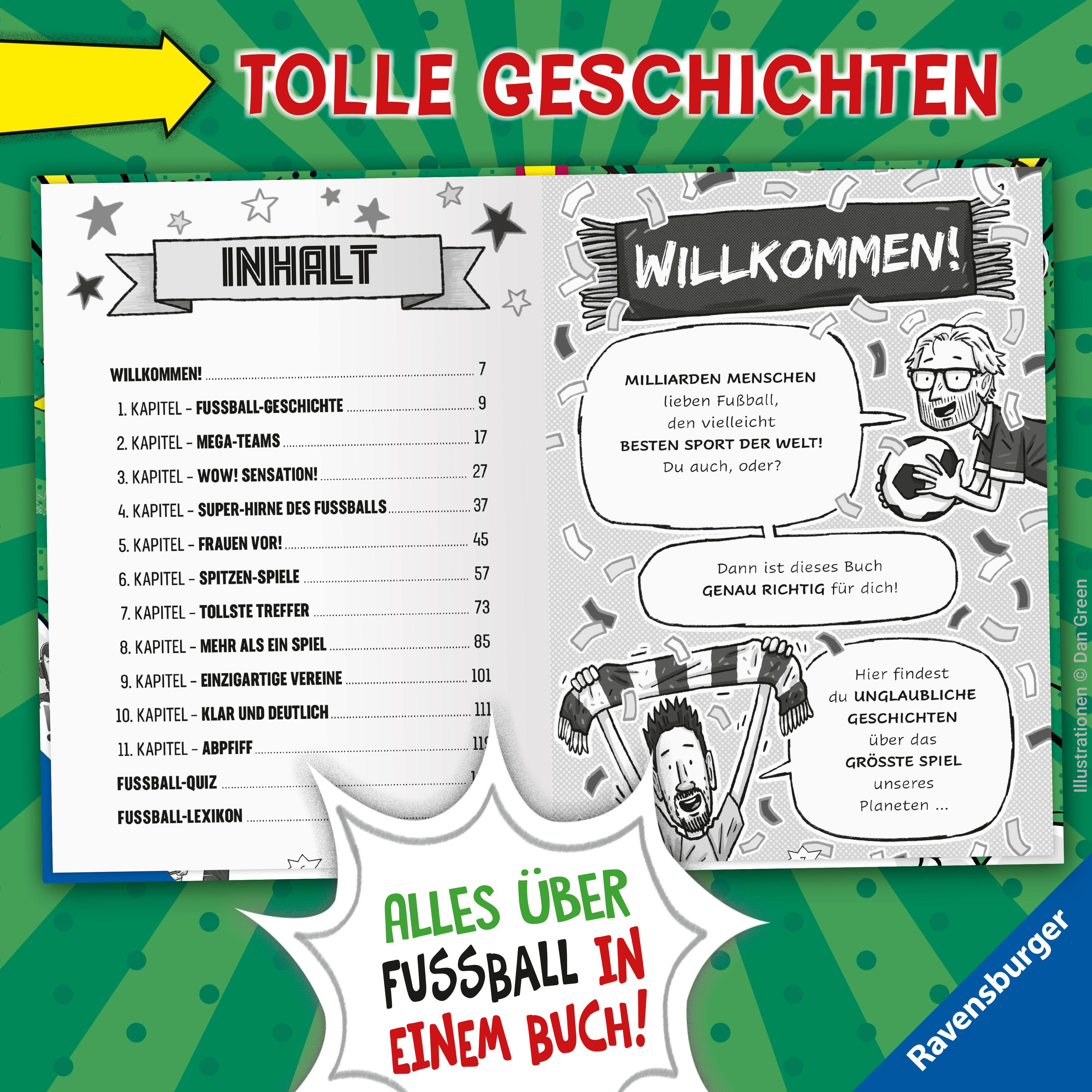 Beispielinhalt (Bild) Fußball-Stars - Alles über Fußball. Träume, Tore, Titel