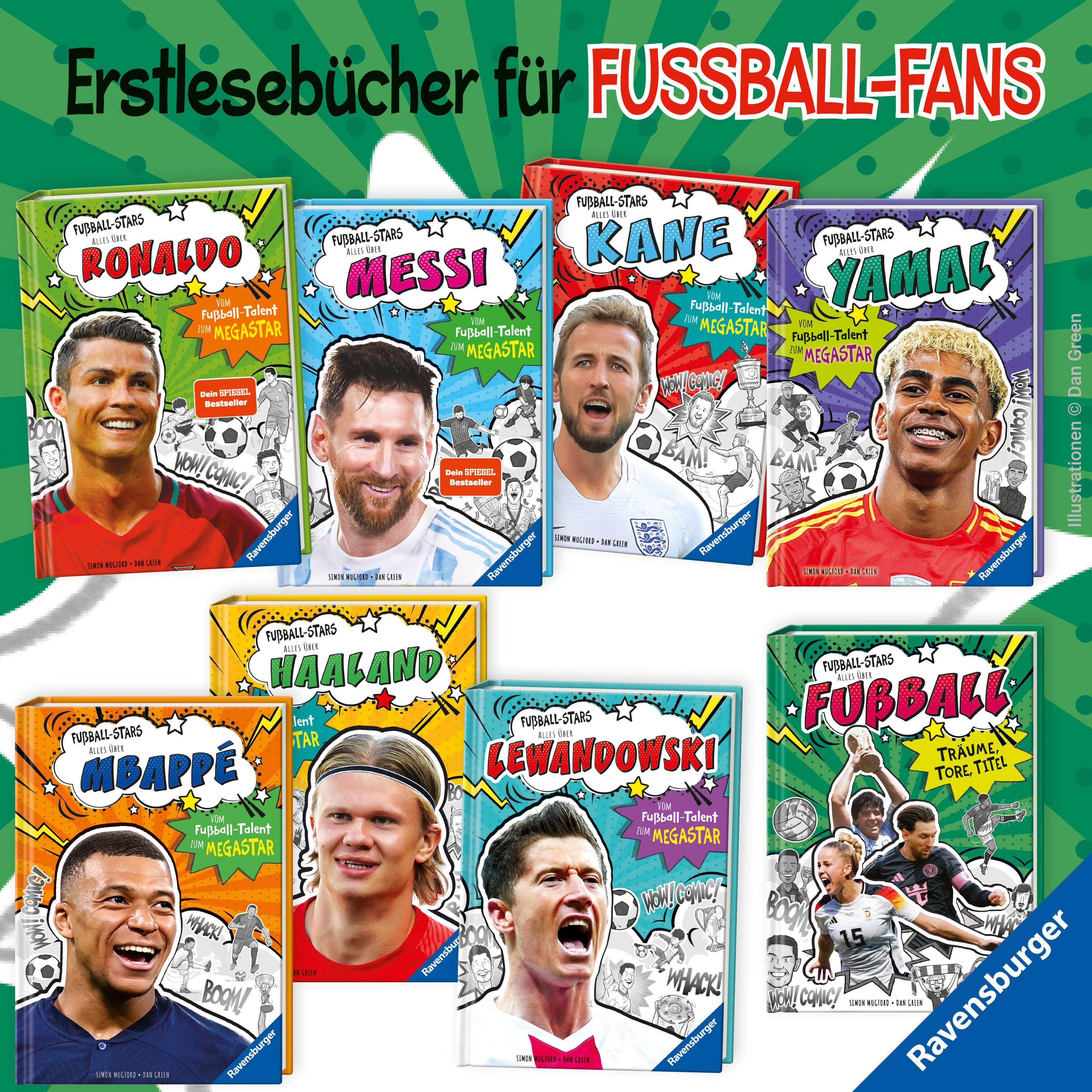 Beispielinhalt (Bild) Fußball-Stars - Alles über Fußball. Träume, Tore, Titel