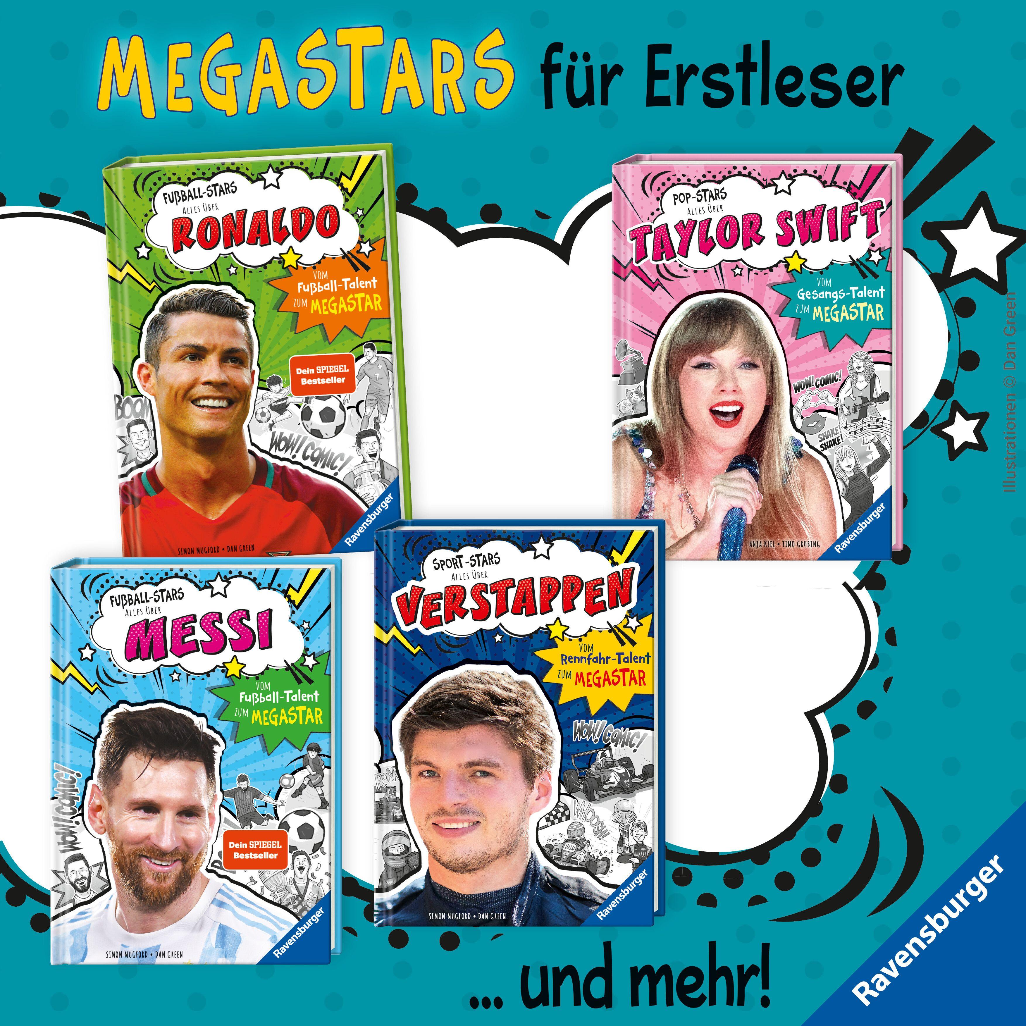 Beispielinhalt (Bild) Fußball-Stars - Alles über Fußball. Träume, Tore, Titel