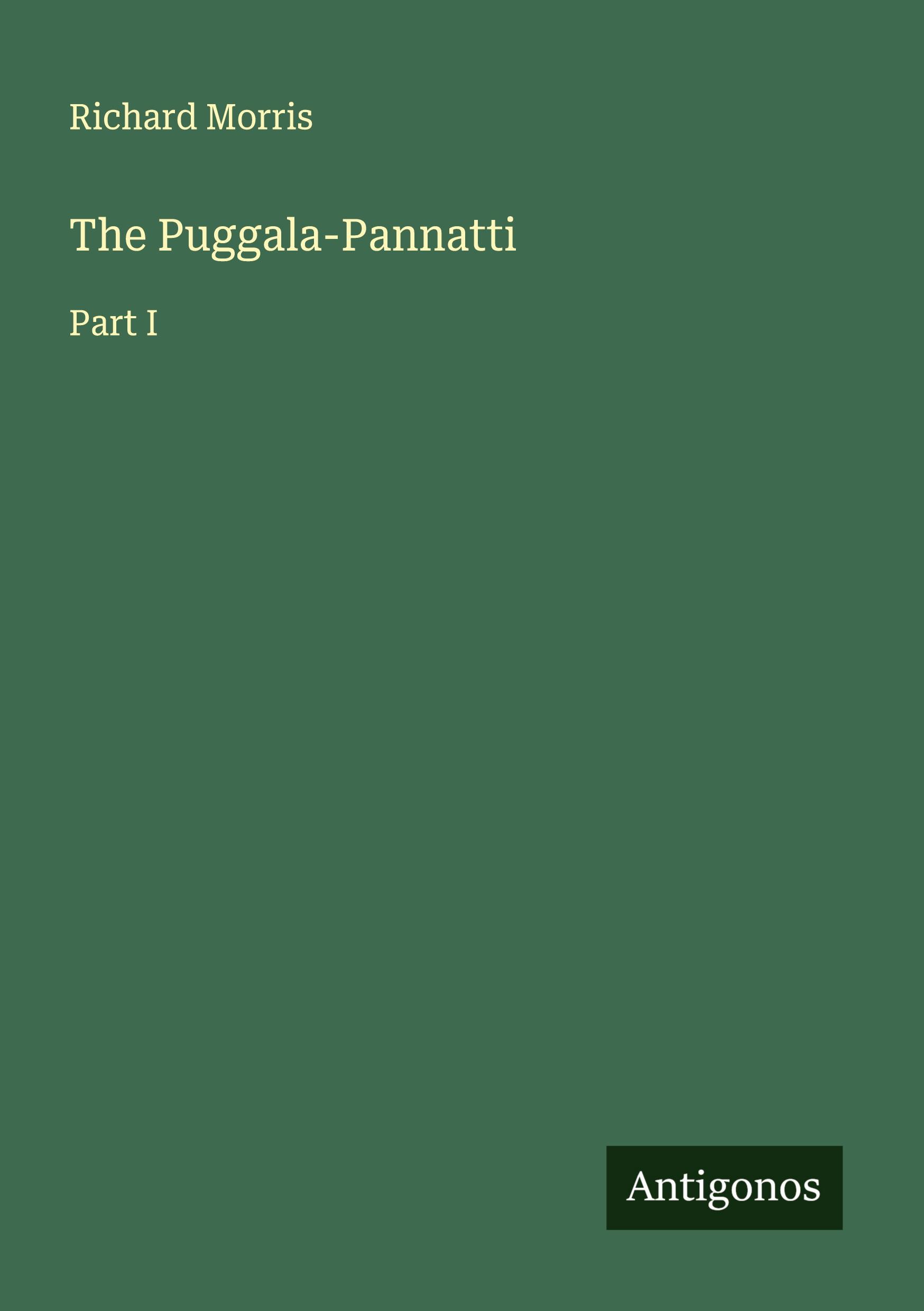 Vorderes Coverbild The Puggala-Pannatti