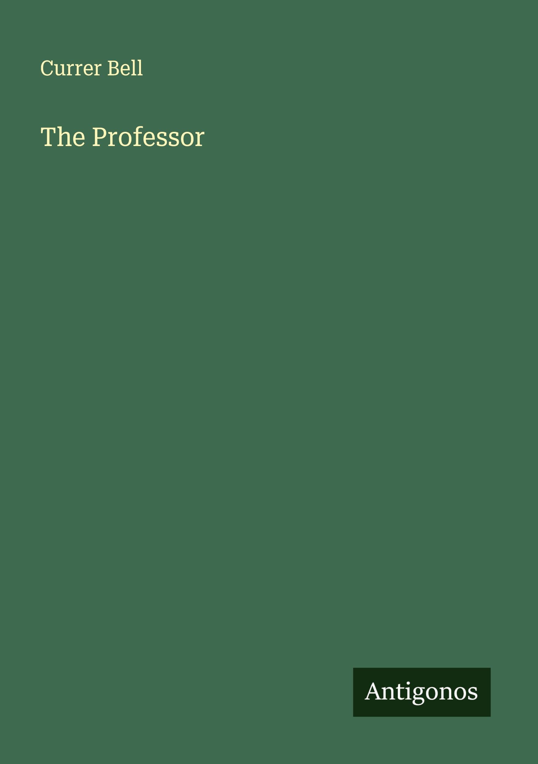 Vorderes Coverbild The Professor