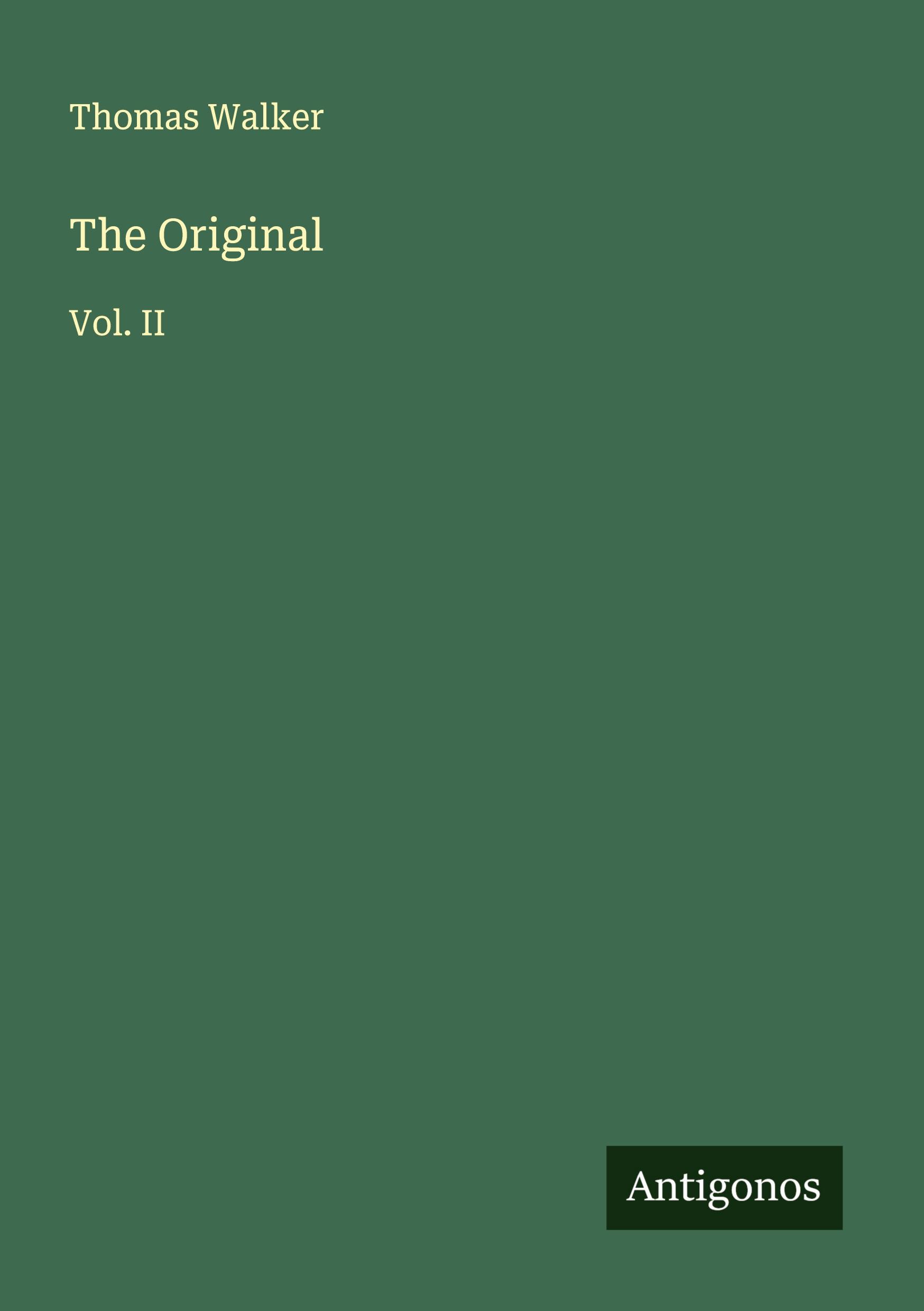 Vorderes Coverbild The Original