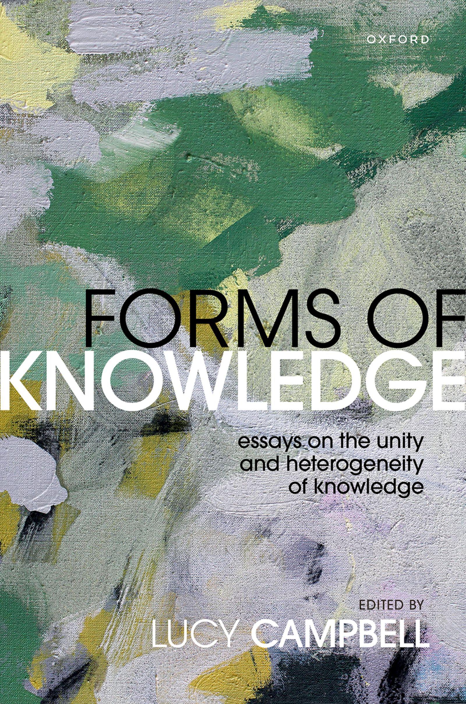 Vorderes Coverbild Forms of Knowledge