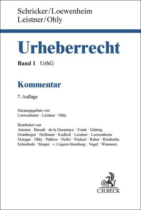 Vorderes Coverbild Urheberrecht