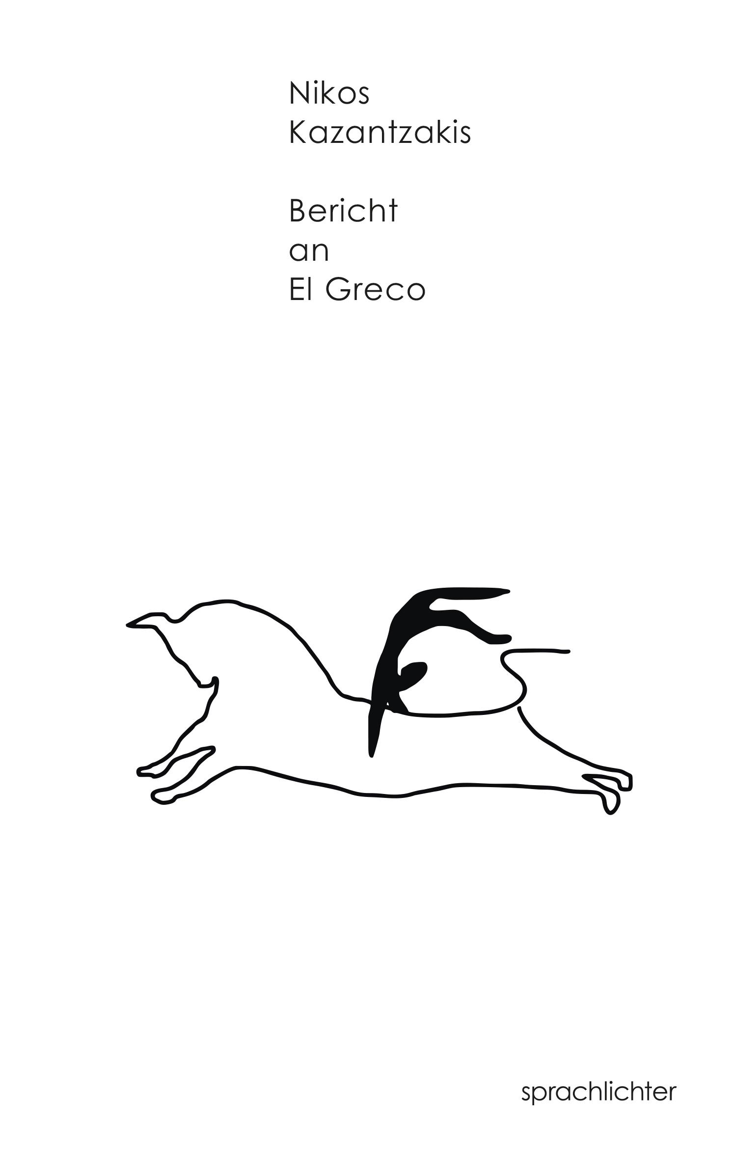 Vorderes Coverbild Bericht an El Greco
