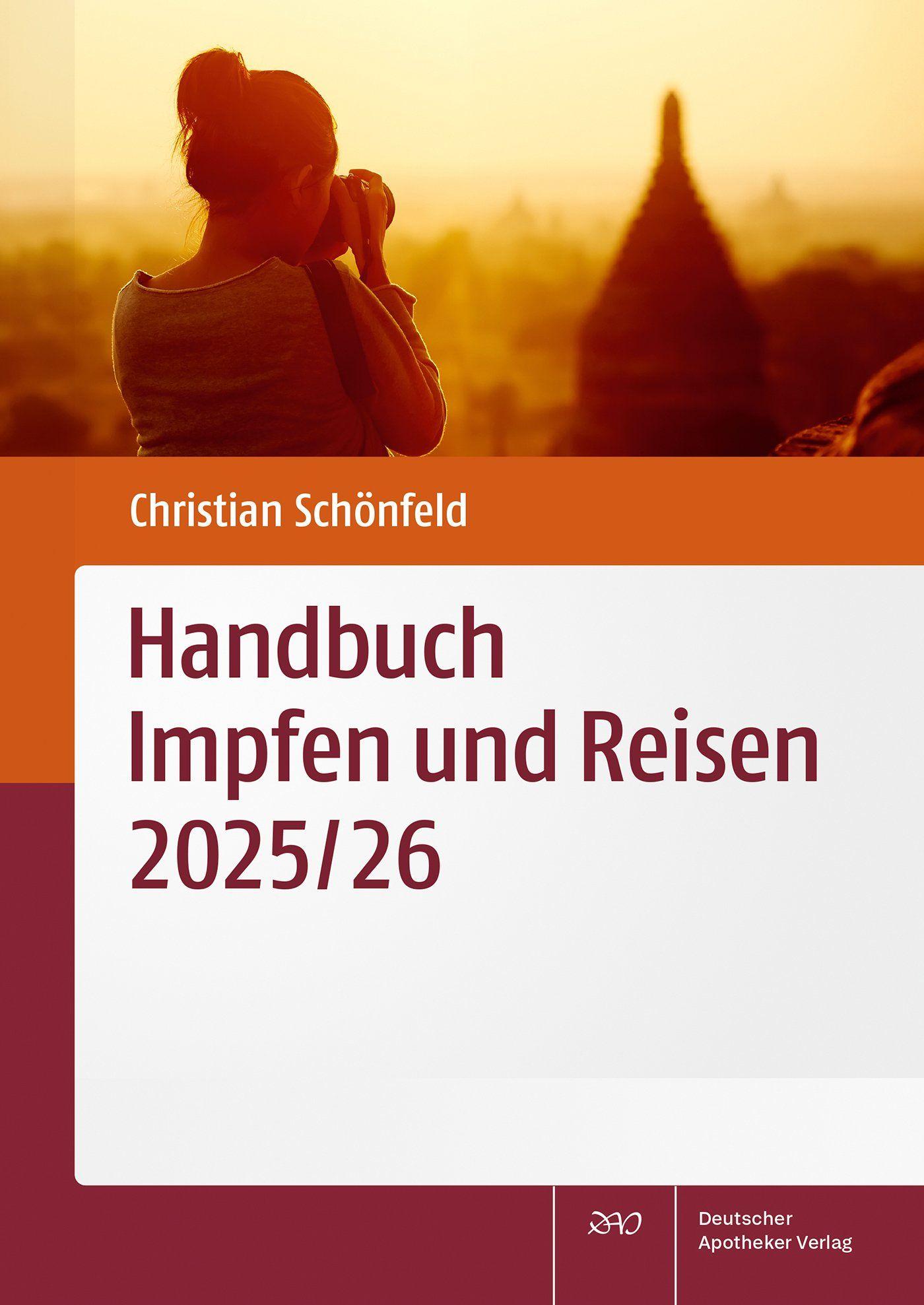 Vorderes Coverbild Handbuch Impfen und Reisen 2025/26