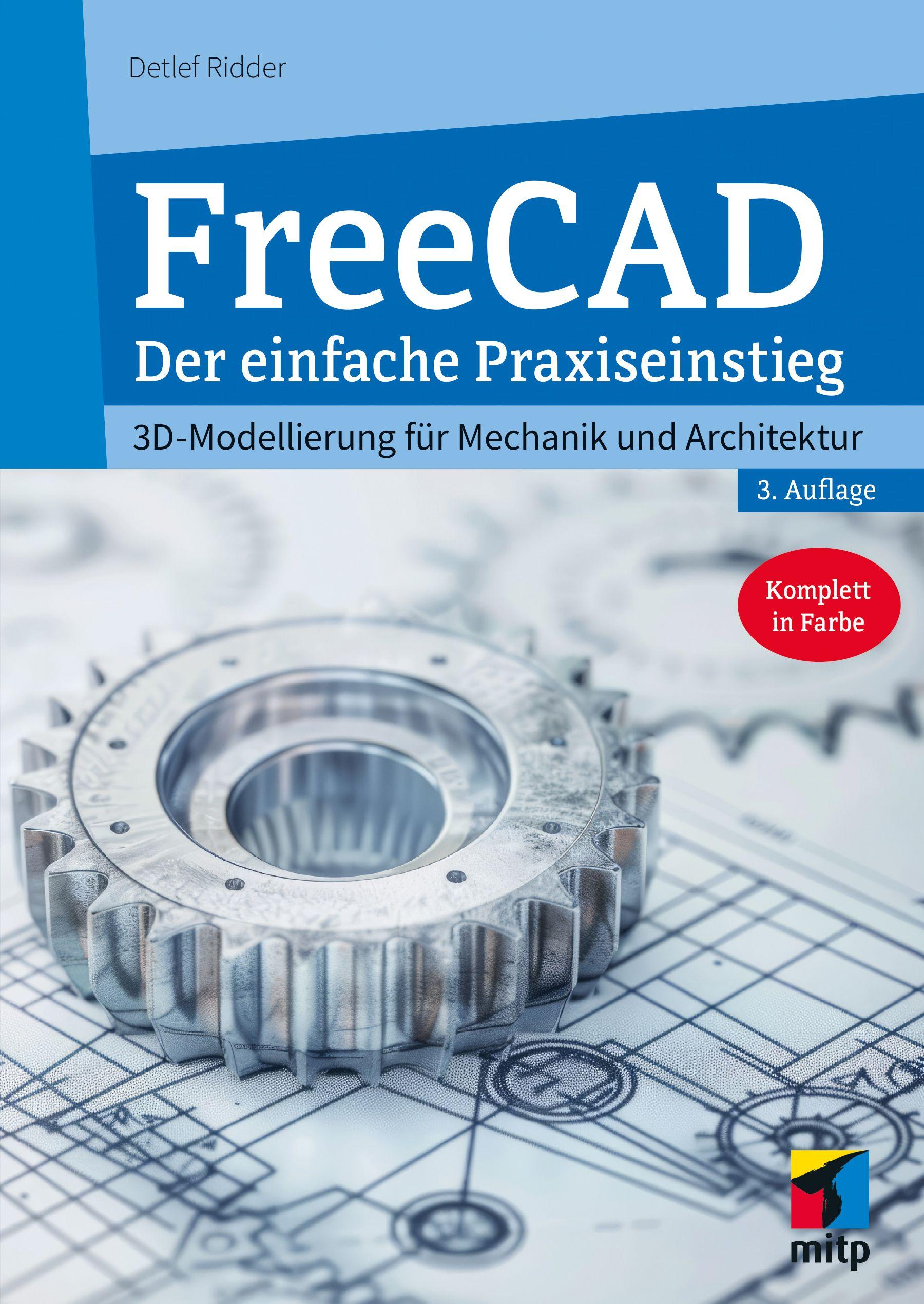 Vorderes Coverbild FreeCAD 1.0