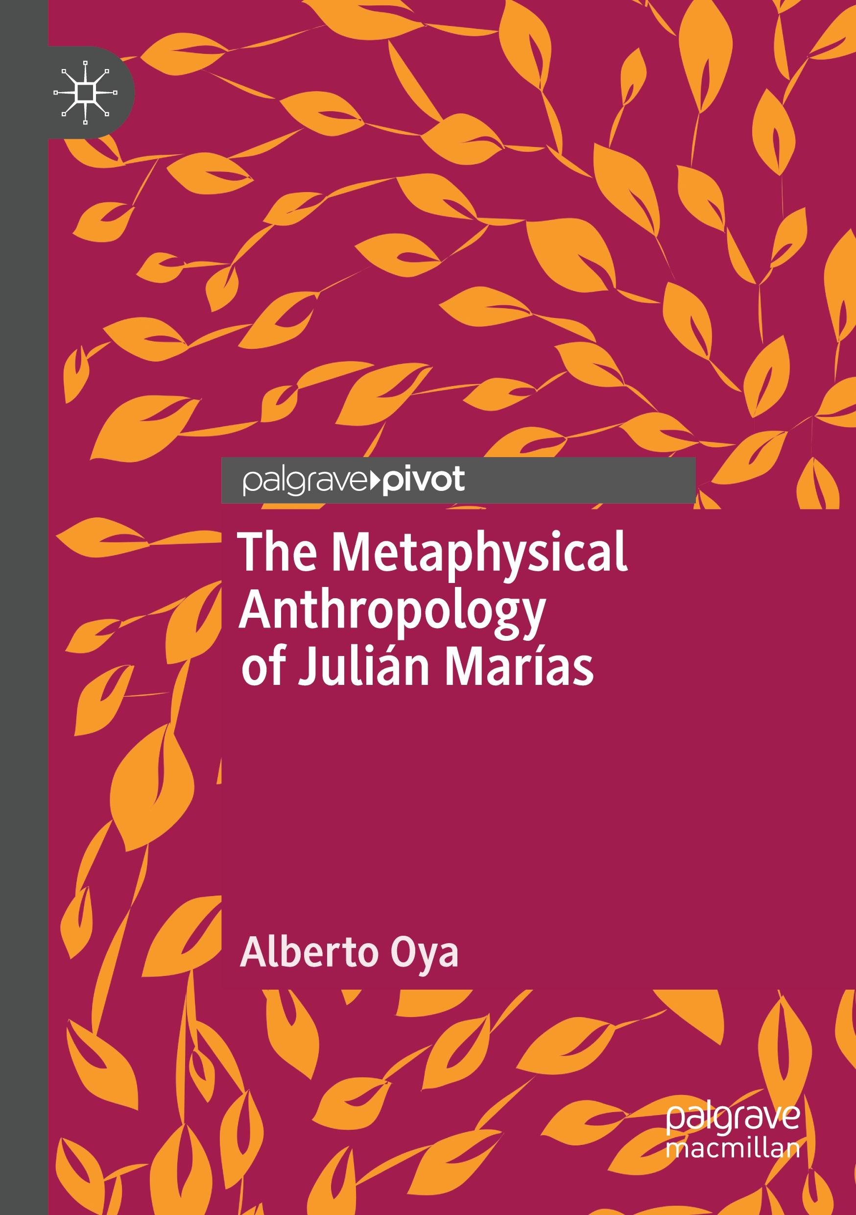 Vorderes Coverbild The Metaphysical Anthropology of Julián Marías