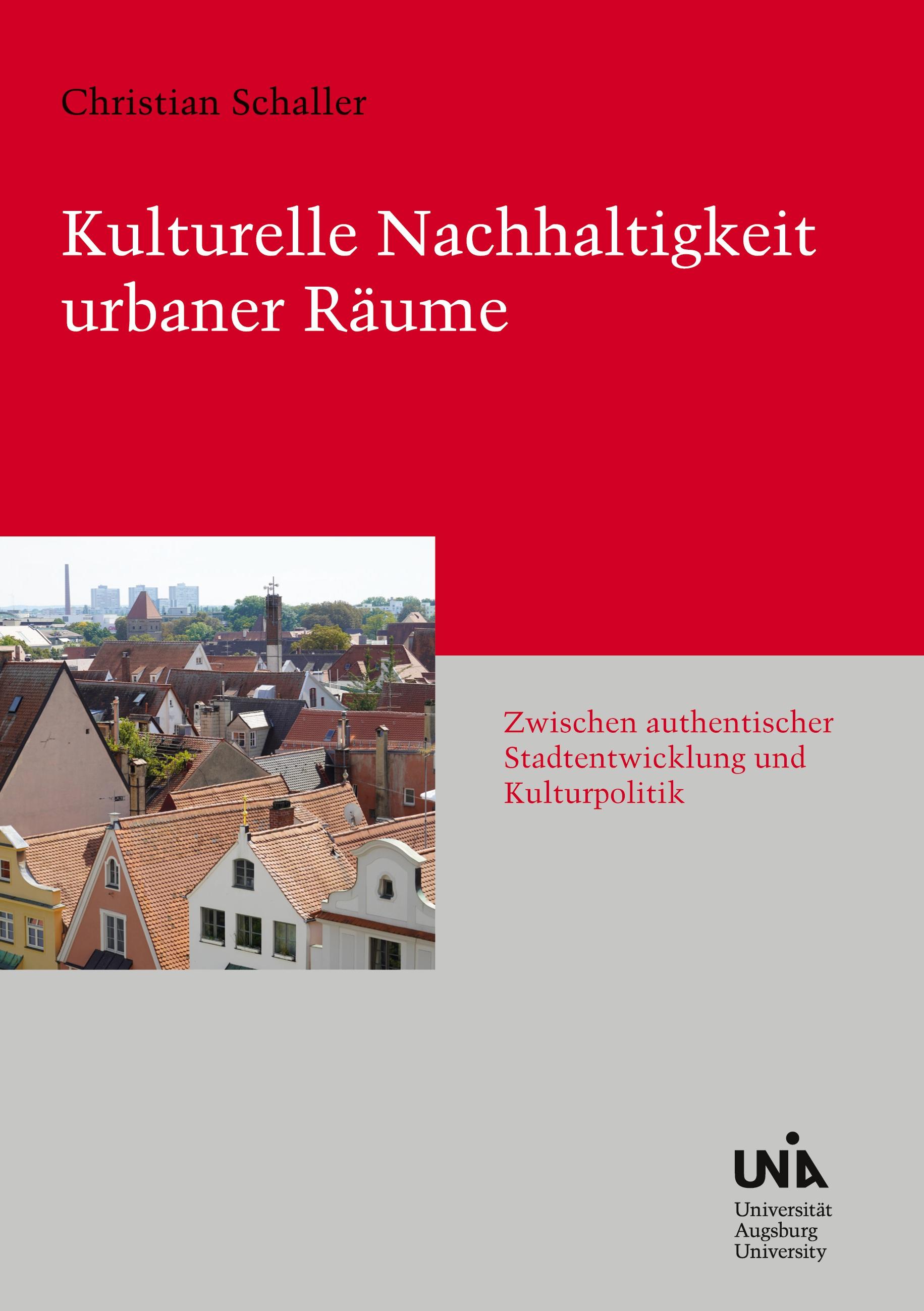 Vorderes Coverbild Kulturelle Nachhaltigkeit urbaner Räume