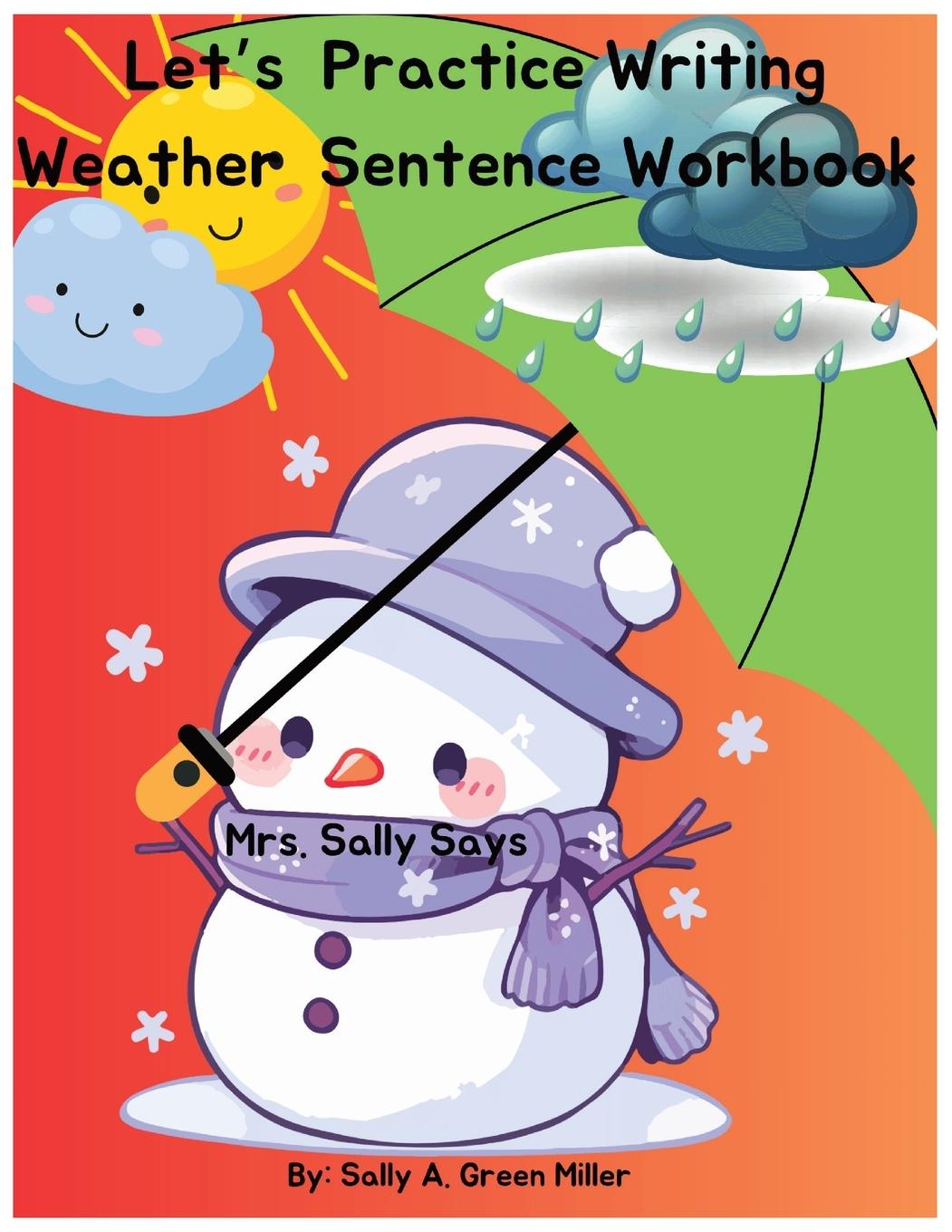 Vorderes Coverbild Let's Practice Writing Weather Sentence Workbook