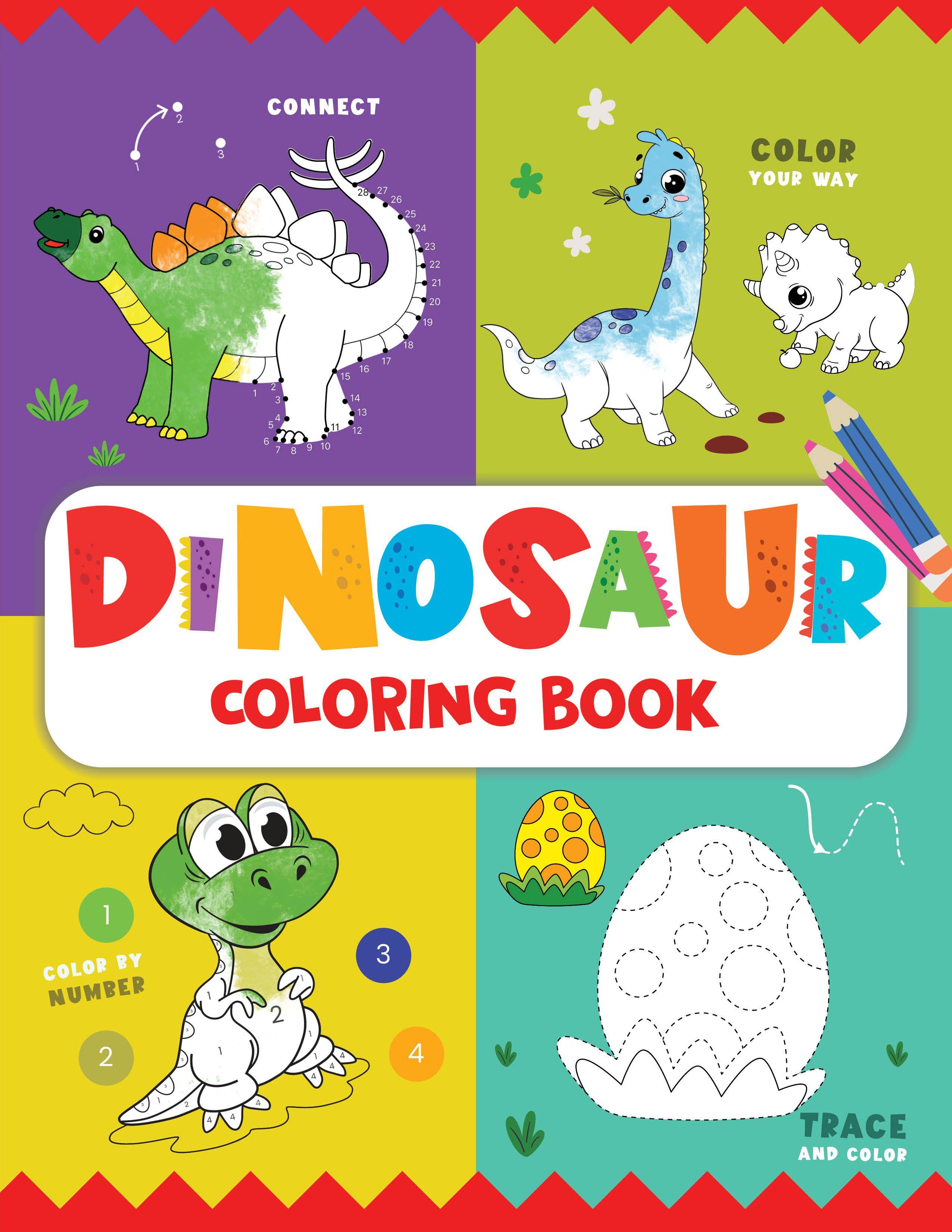 Vorderes Coverbild Dinosaur Coloring Book