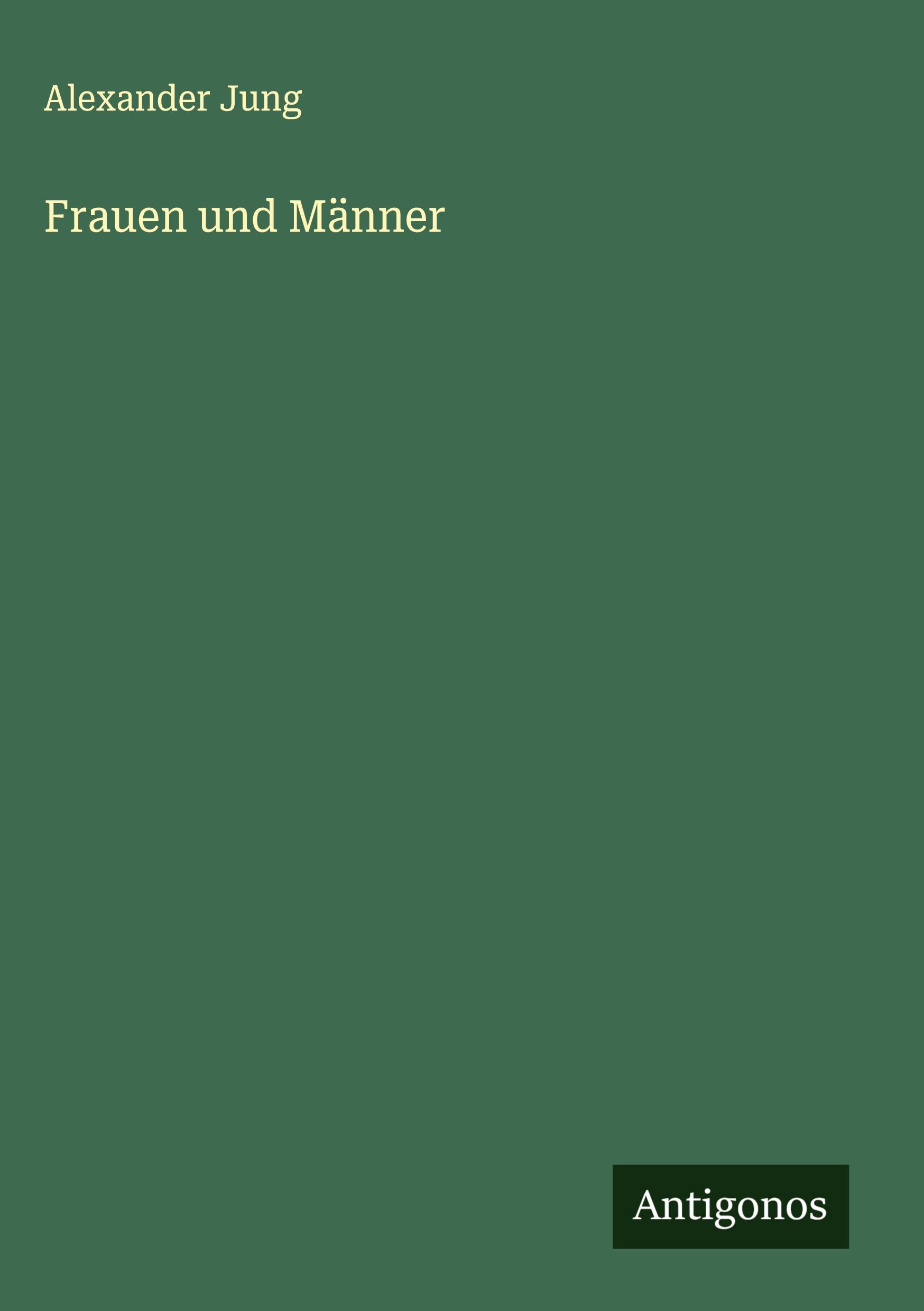 Vorderes Coverbild Frauen und Männer