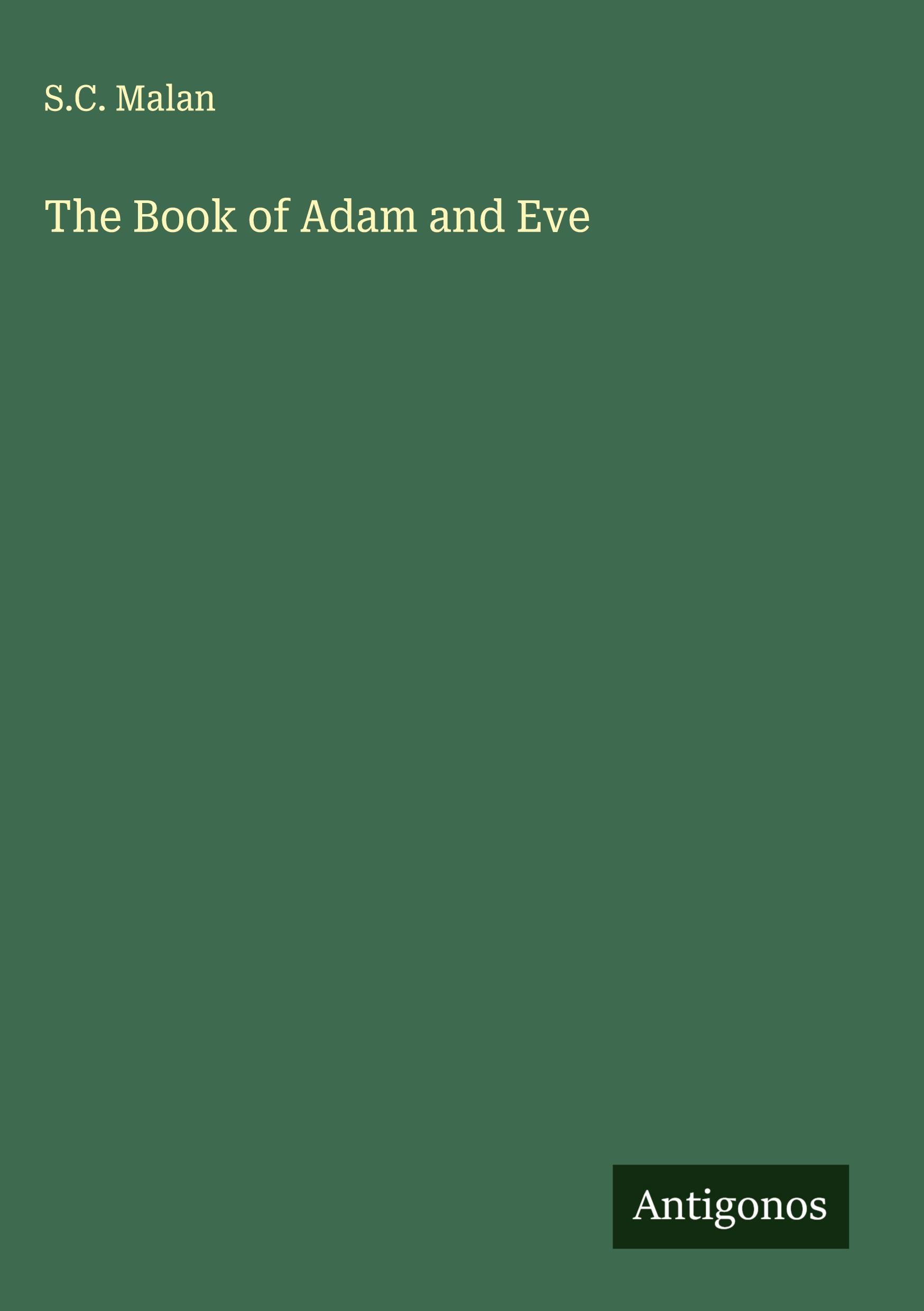 Vorderes Coverbild The Book of Adam and Eve