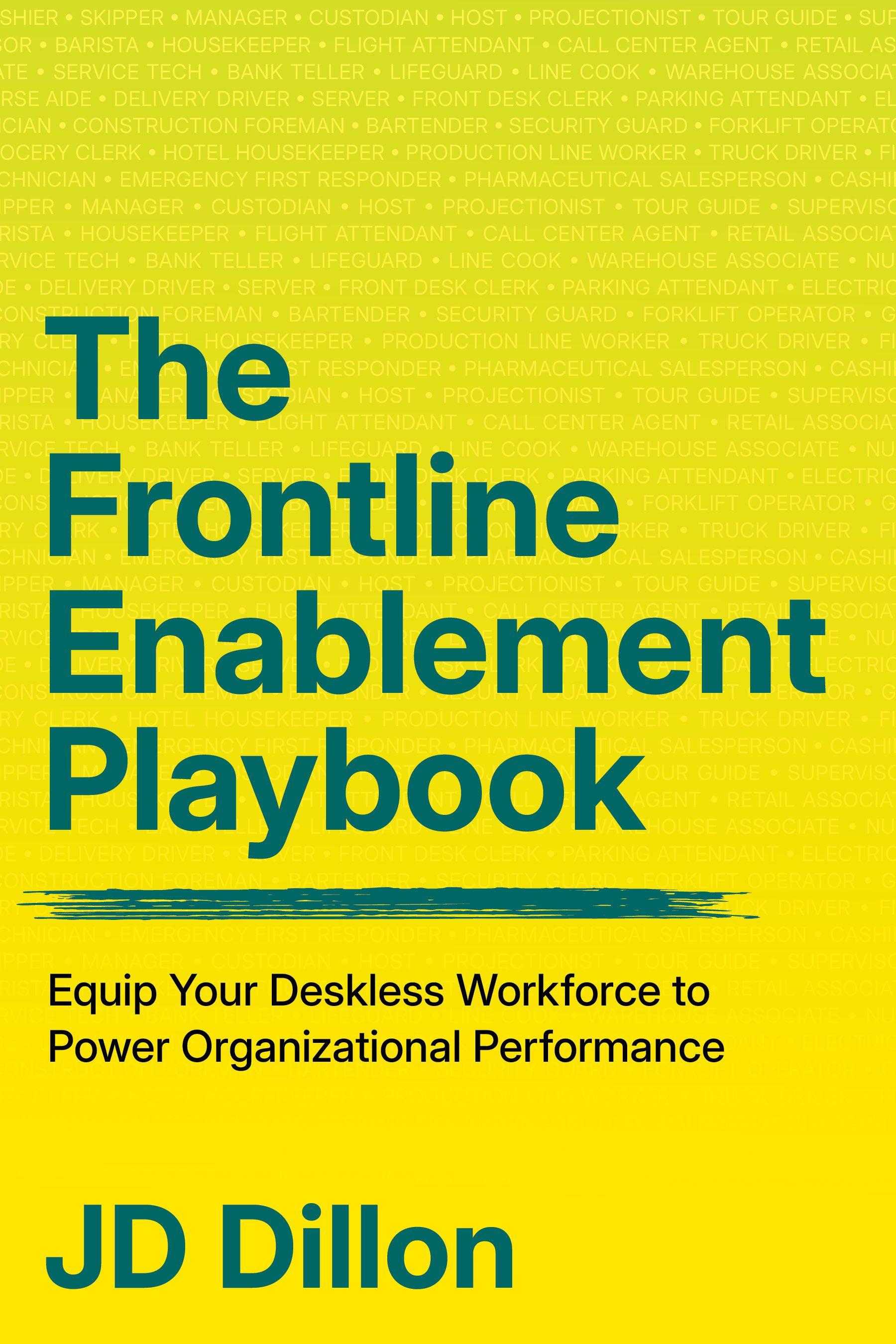 Vorderes Coverbild The Frontline Enablement Playbook