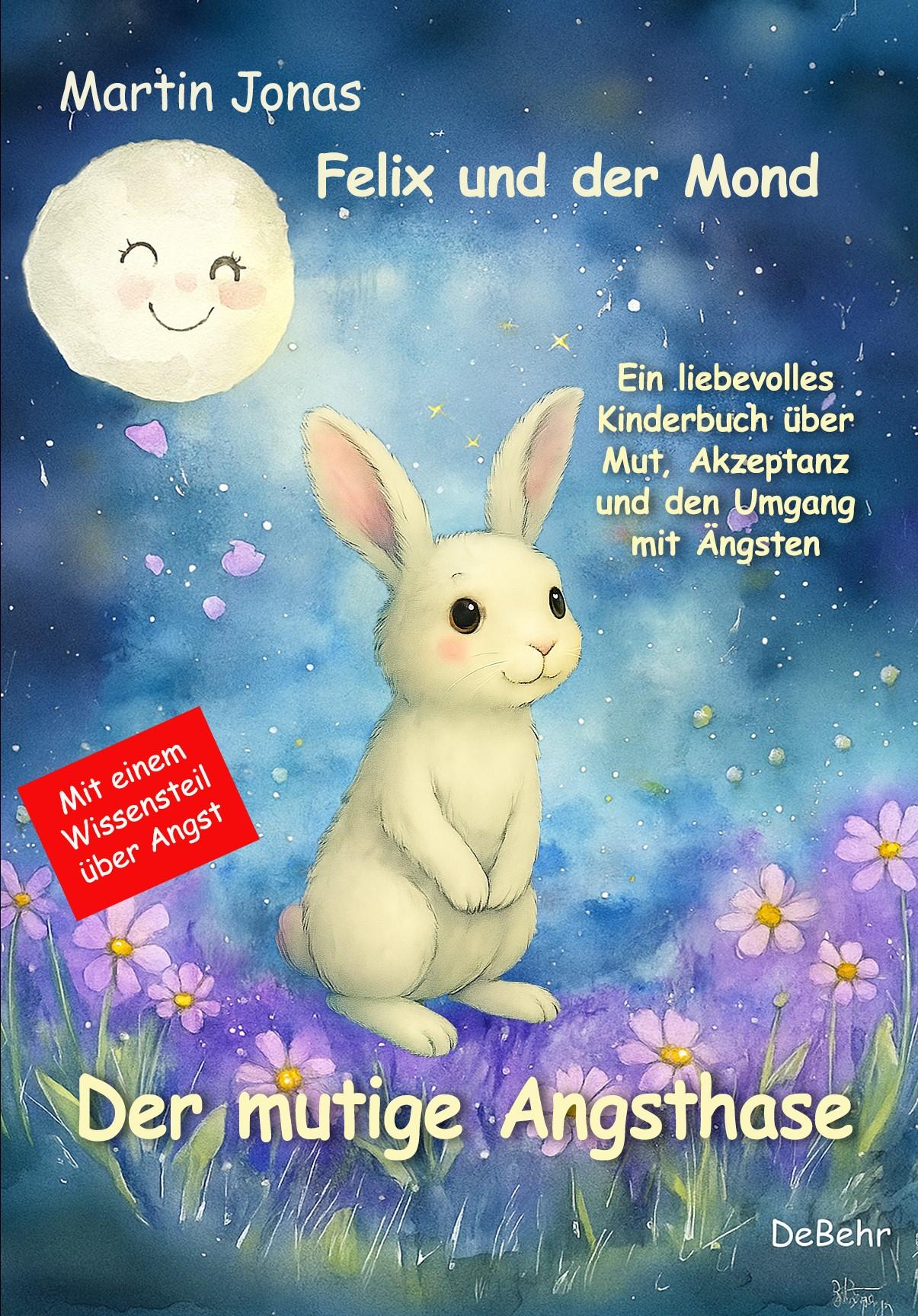 Vorderes Coverbild Felix und der Mond - Der mutige Angsthase - Ein liebesvolles Kinderbuch über Mut, Akzeptanz und den Umgang mit Ängsten