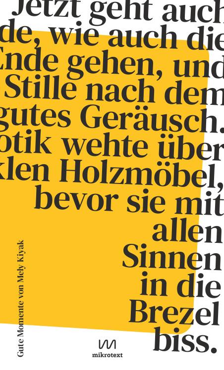 Vorderes Coverbild Gute Momente