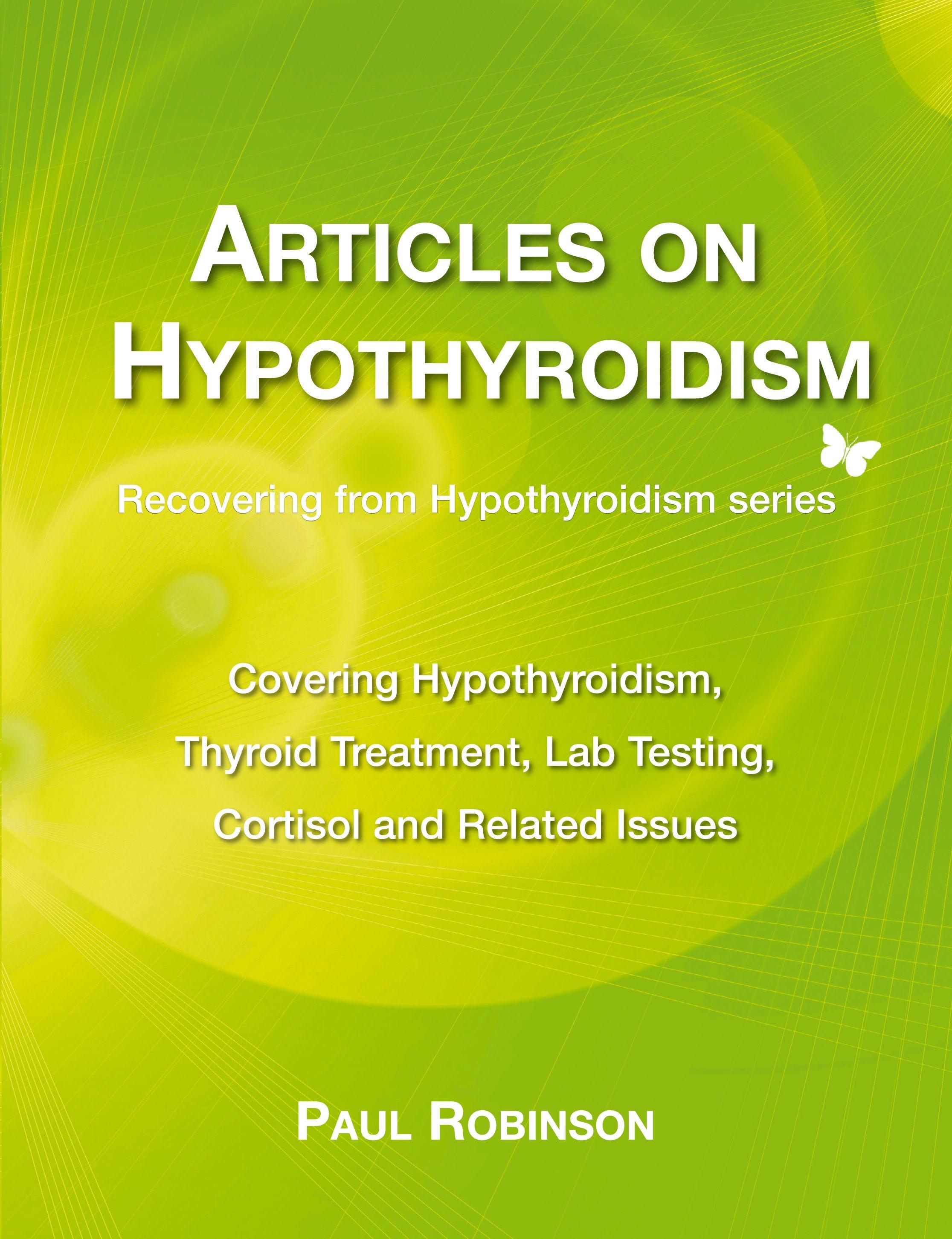 Vorderes Coverbild Articles on hypothyroidism