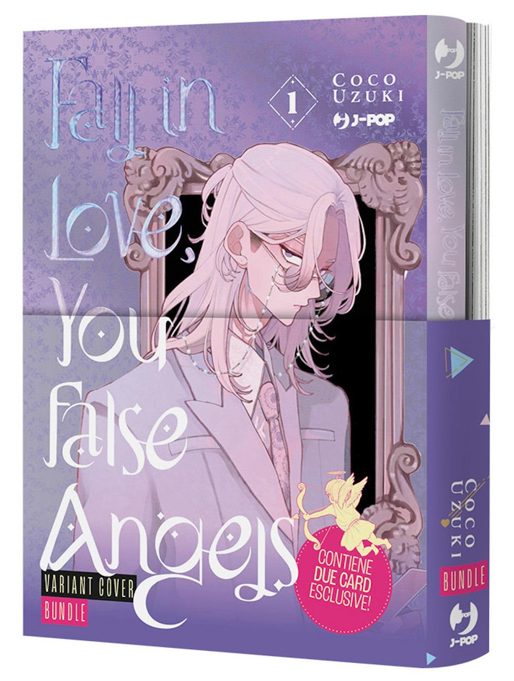 Vorderes Coverbild Fall in love, you false angels. Ediz. variant vol. 1-First kiss. Coco Uzuki bundle