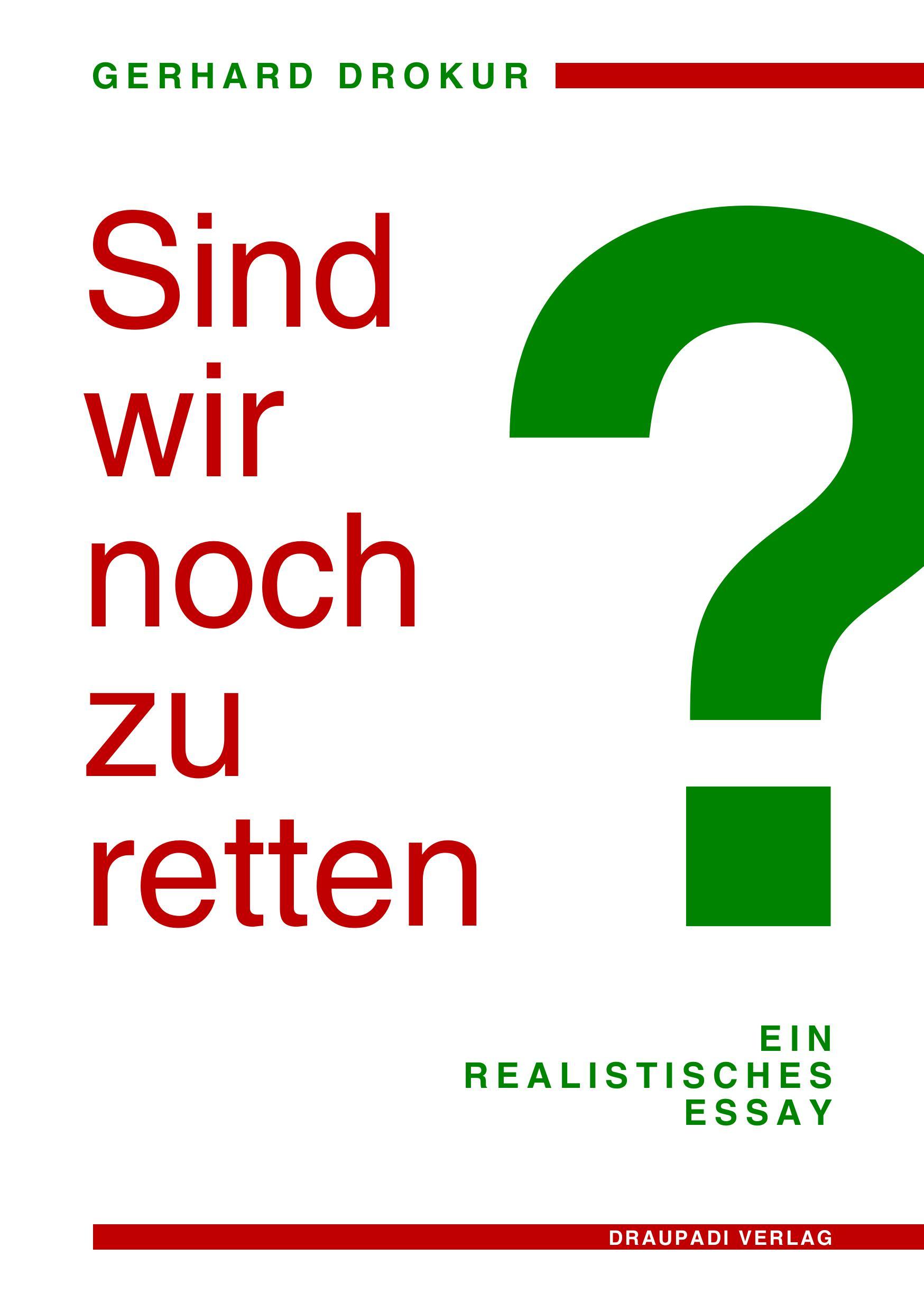 Vorderes Coverbild Sind wir noch zu retten?