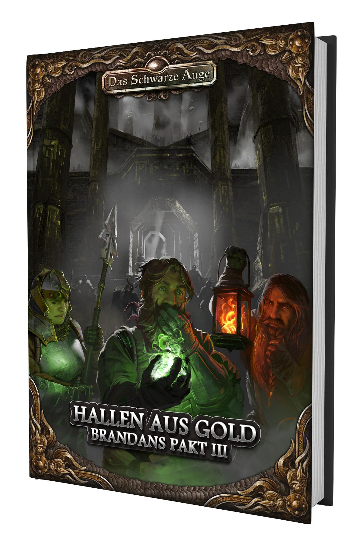 Vorderes Coverbild DSA5 - Brandans Pakt 3: Hallen aus Gold