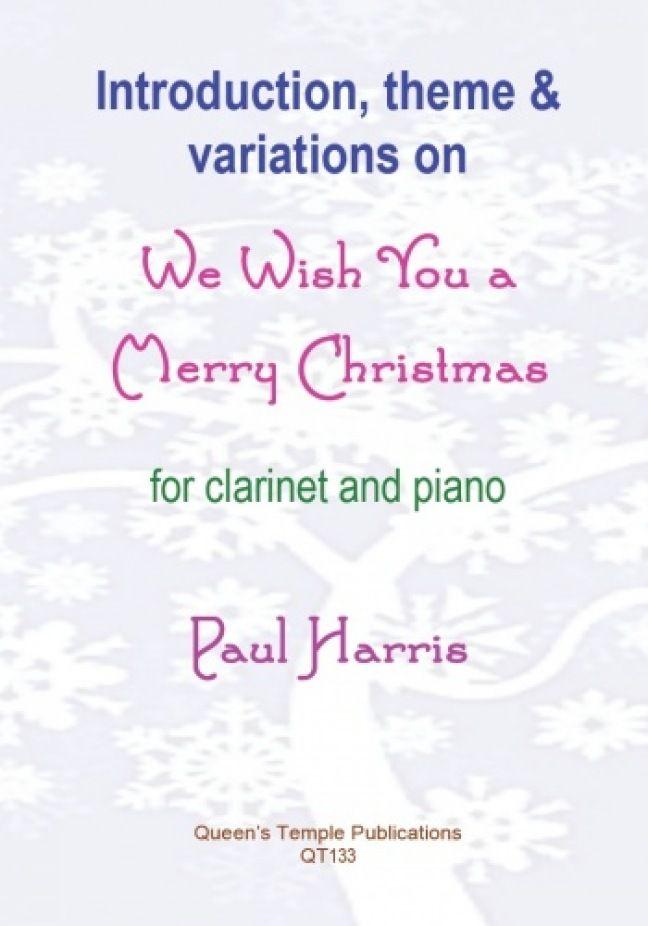 Vorderes Coverbild Introduction, Theme and Variations on We Wish You a Merry Christmas (Clarinet and Piano)