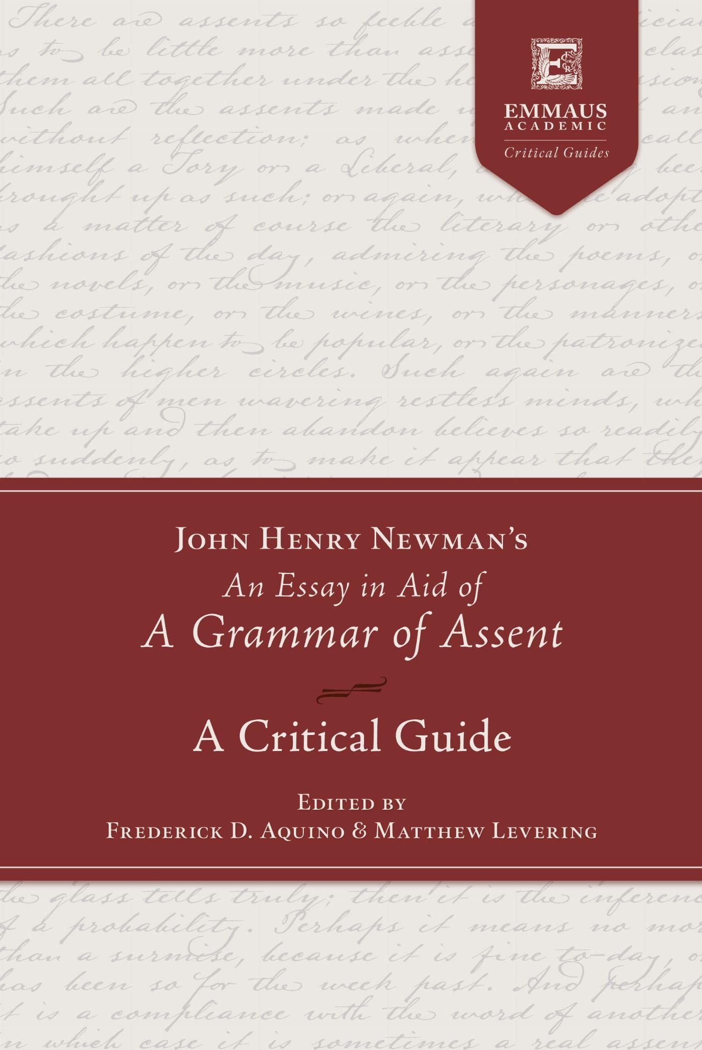 Vorderes Coverbild John Henry Newman's an Essay in Aid of a Grammar of Assent