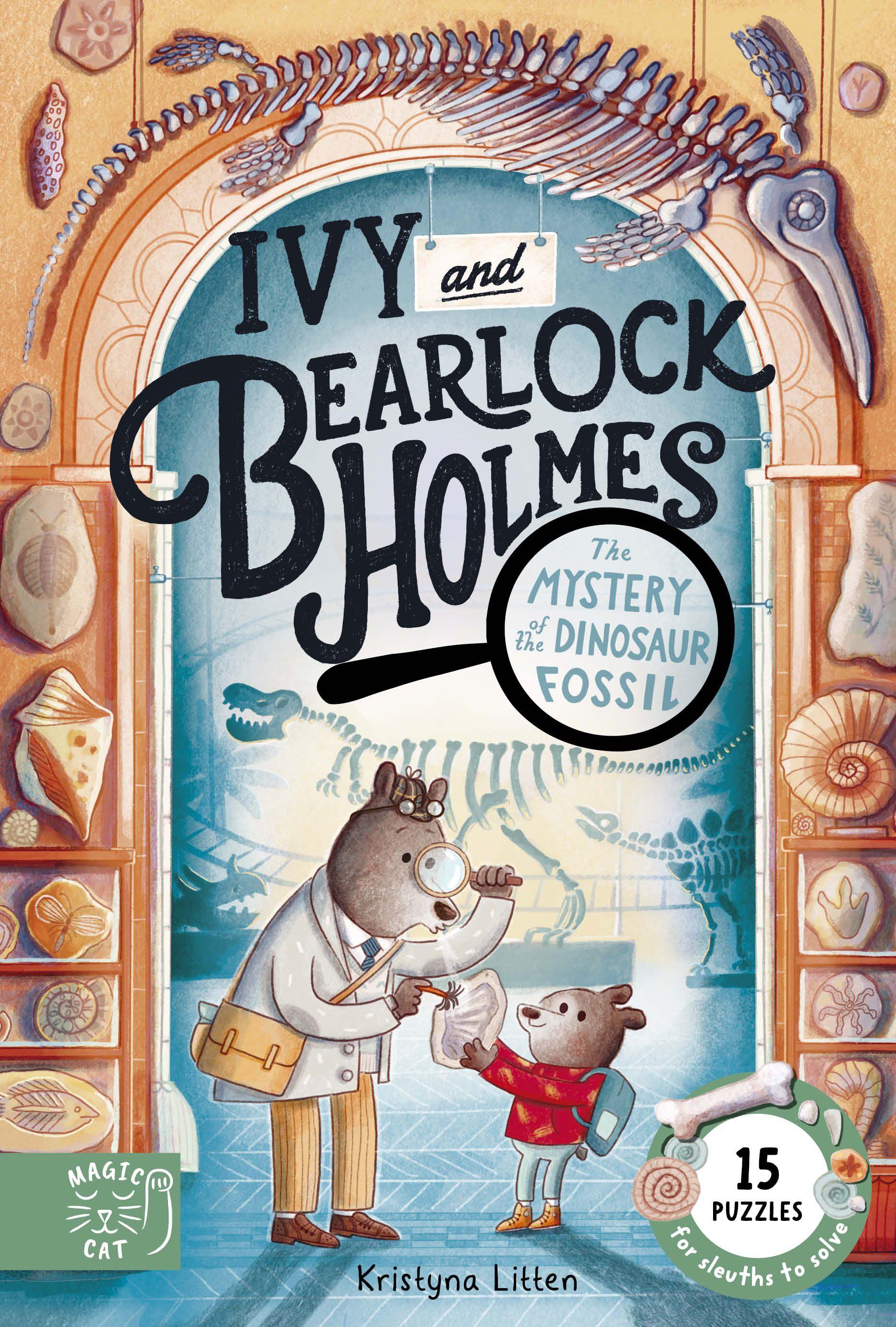 Vorderes Coverbild The Mystery of the Dinosaur Fossil (Ivy and Bearlock 2)