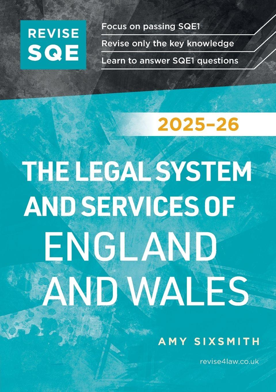 Vorderes Coverbild Revise SQE The Legal System and Services of England and Wales 2025-26