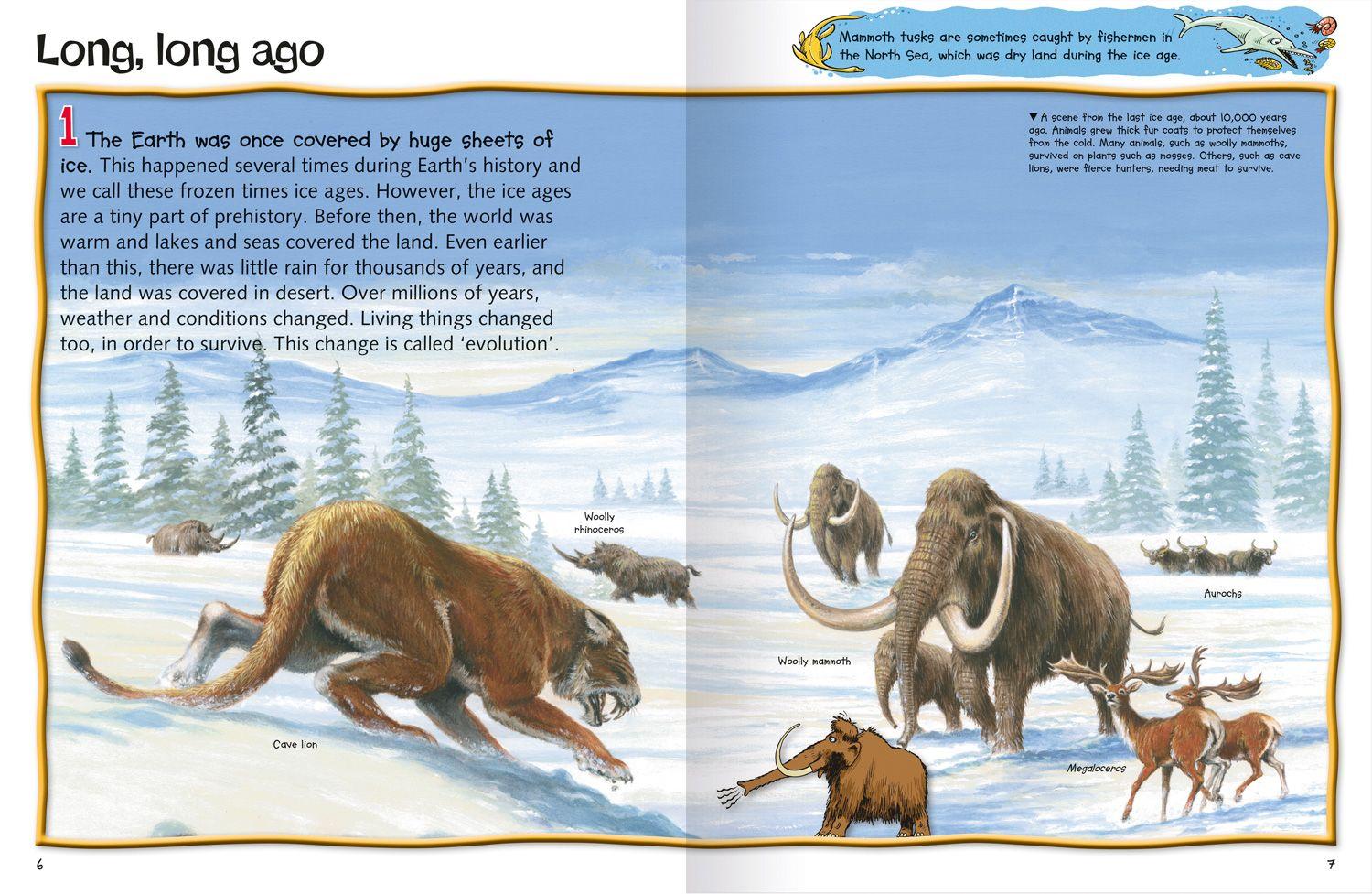 Beispielinhalt (Bild) 100 Facts Prehistoric Life