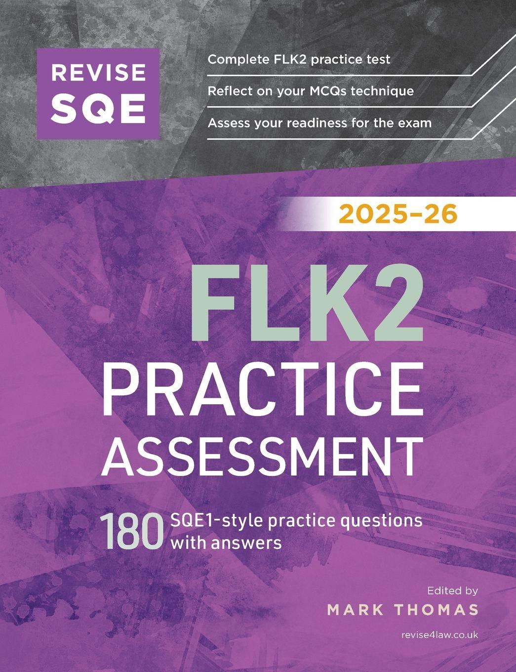 Vorderes Coverbild Revise SQE FLK2 Practice Assessment 2025-26