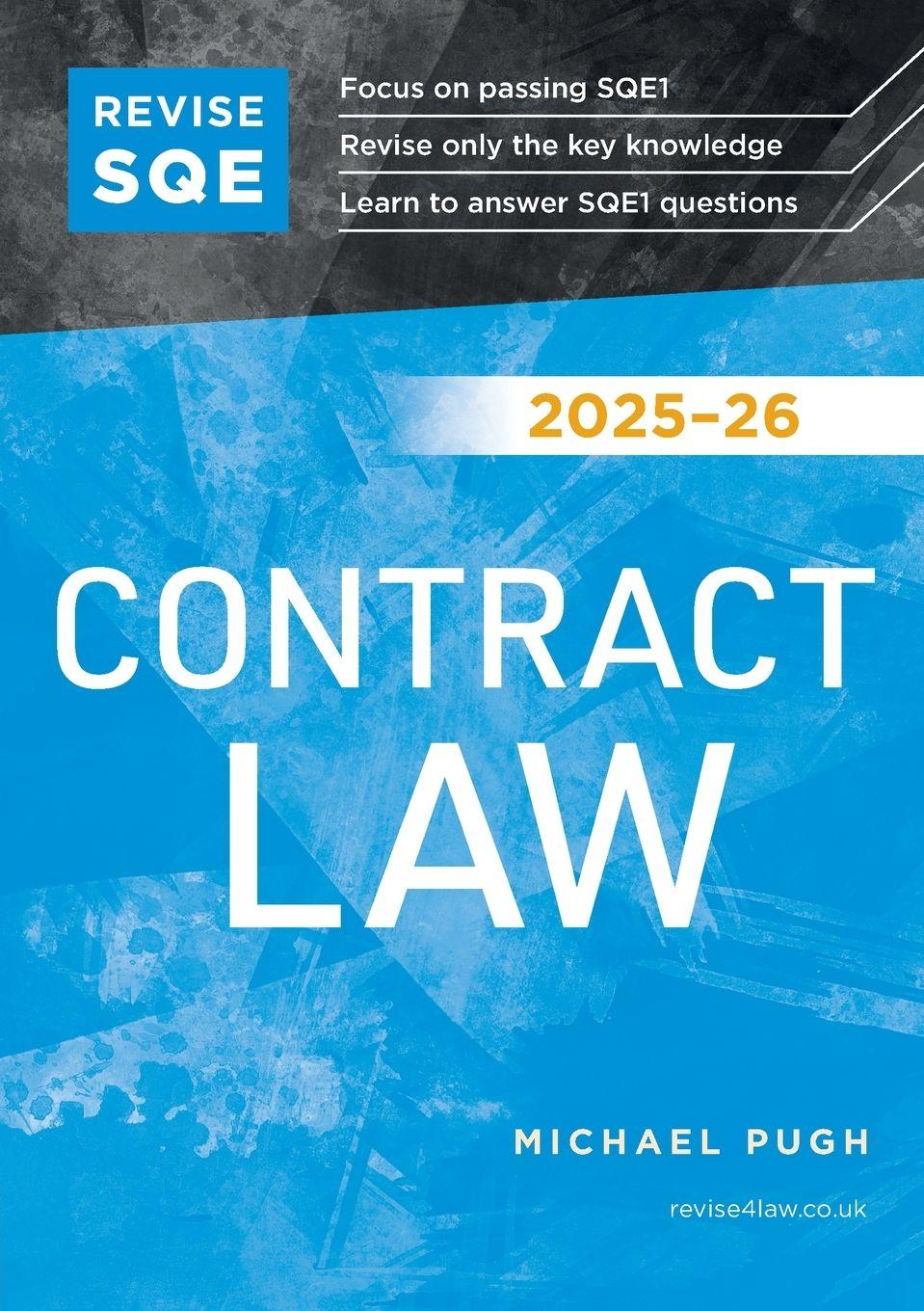 Vorderes Coverbild Revise SQE Contract Law 2025-26