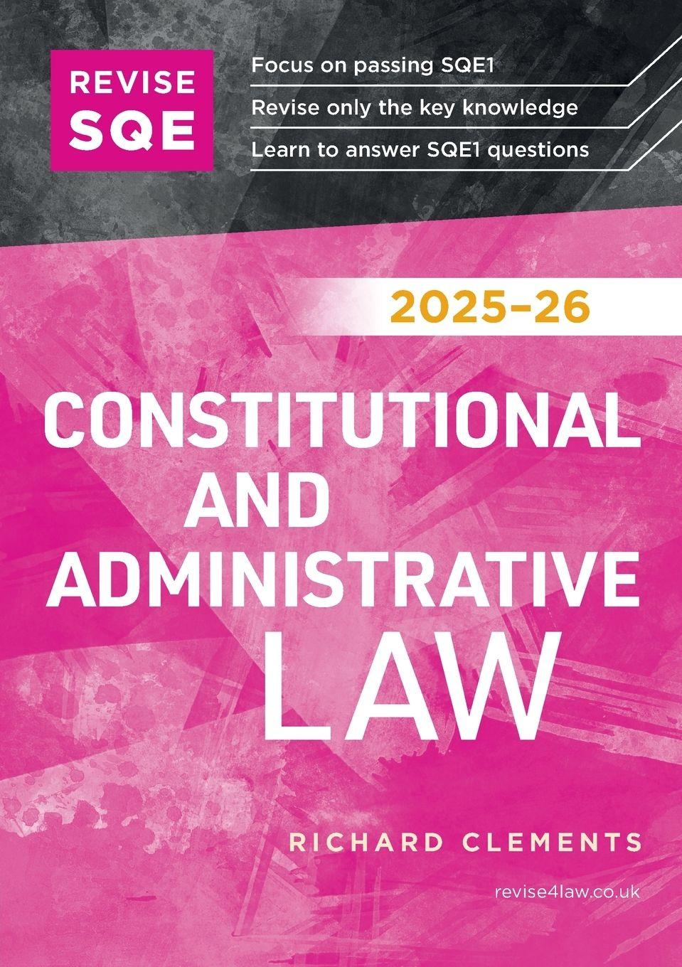Vorderes Coverbild Revise SQE Constitutional and Administrative Law 2025-26