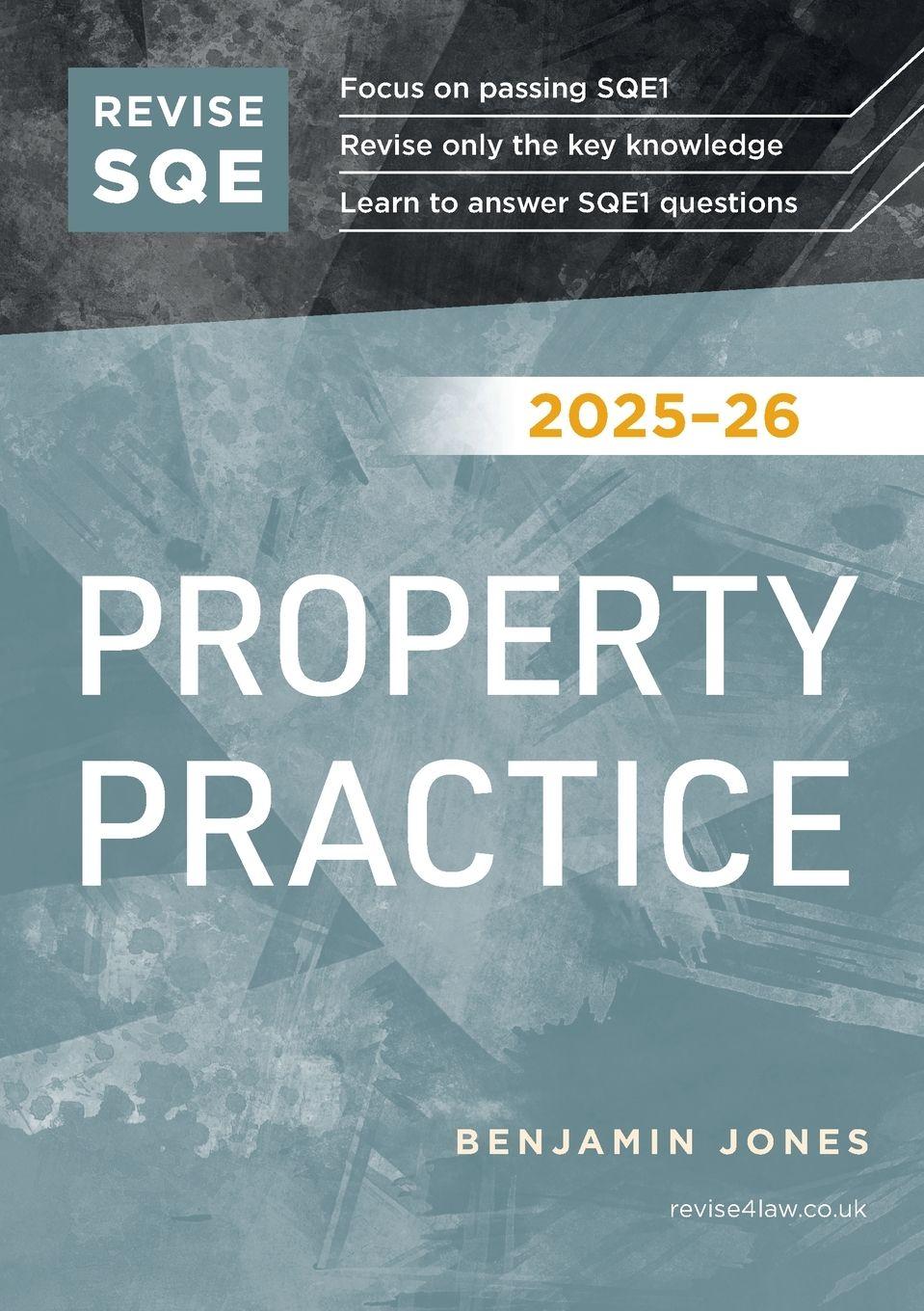 Vorderes Coverbild Revise SQE Property Practice 2025-26