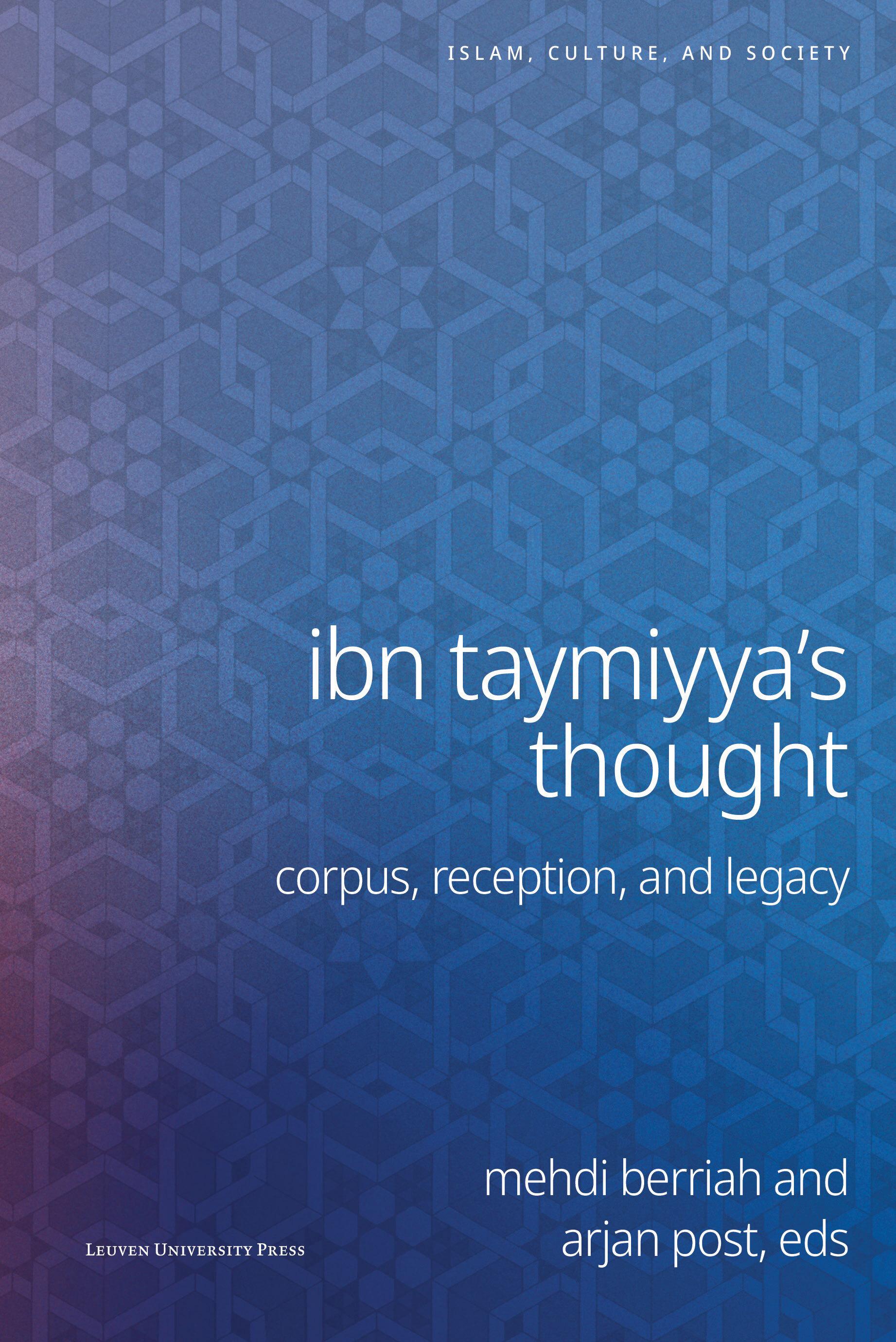 Vorderes Coverbild Ibn Taymiyya's Thought