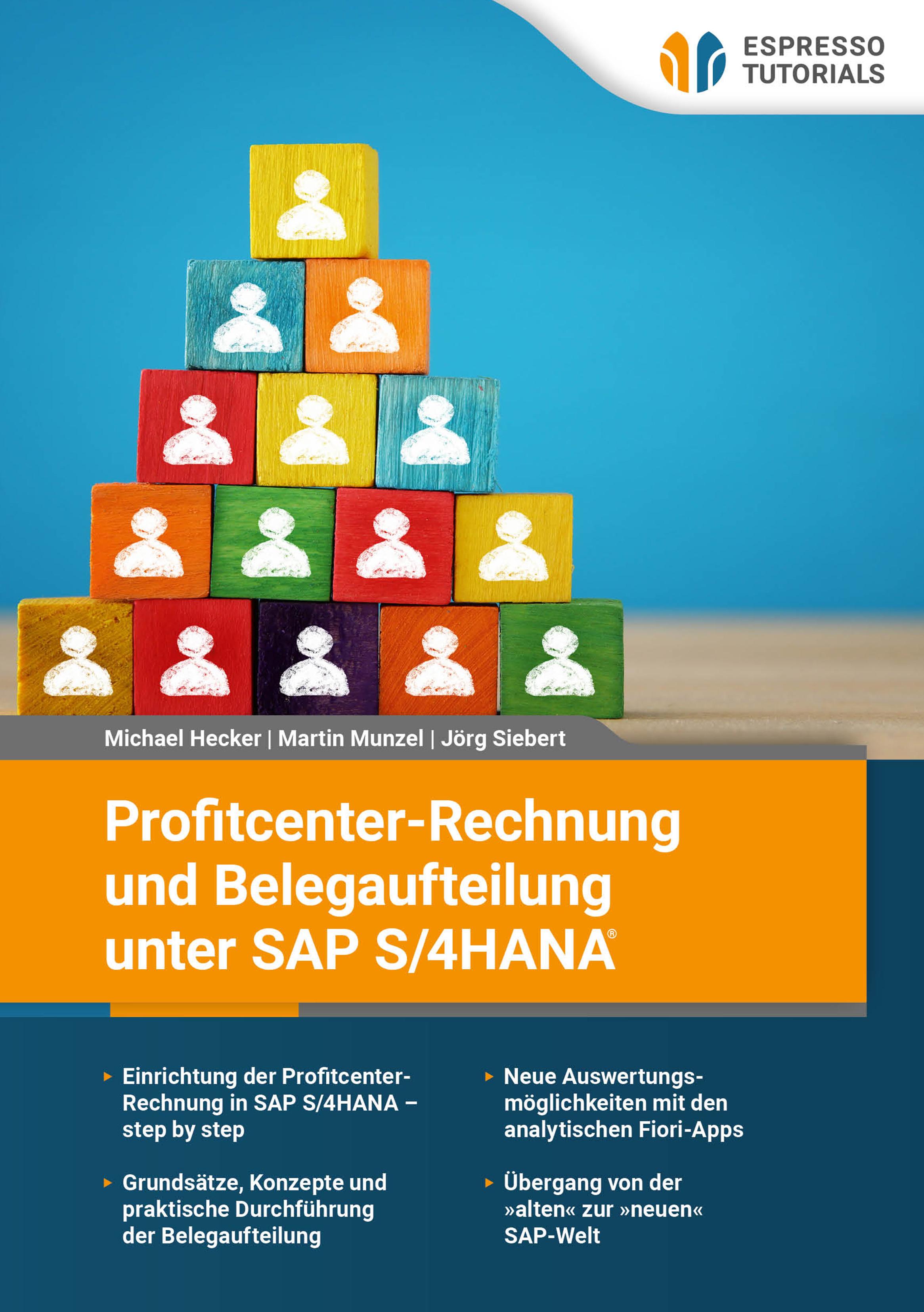 Vorderes Coverbild Profitcenter-Rechnung und Belegaufteilung unter SAP S/4HANA