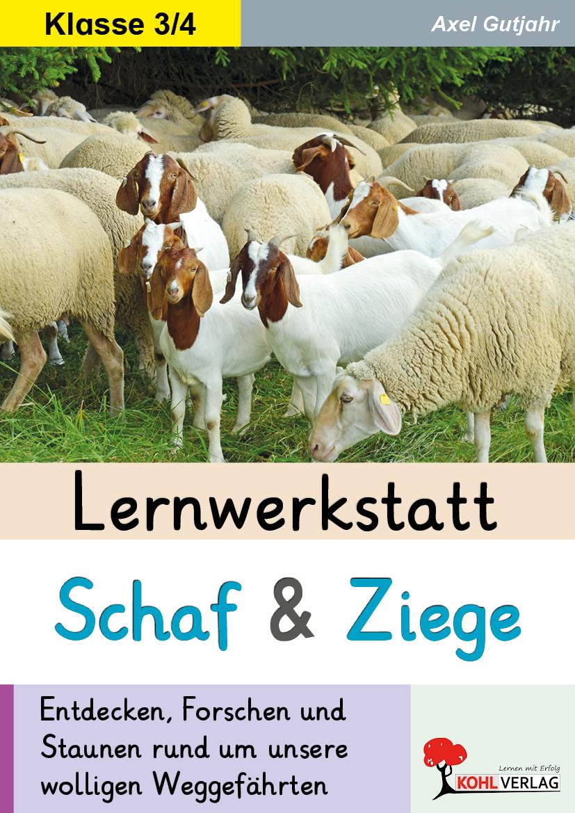 Vorderes Coverbild Lernwerkstatt Schaf und Ziege