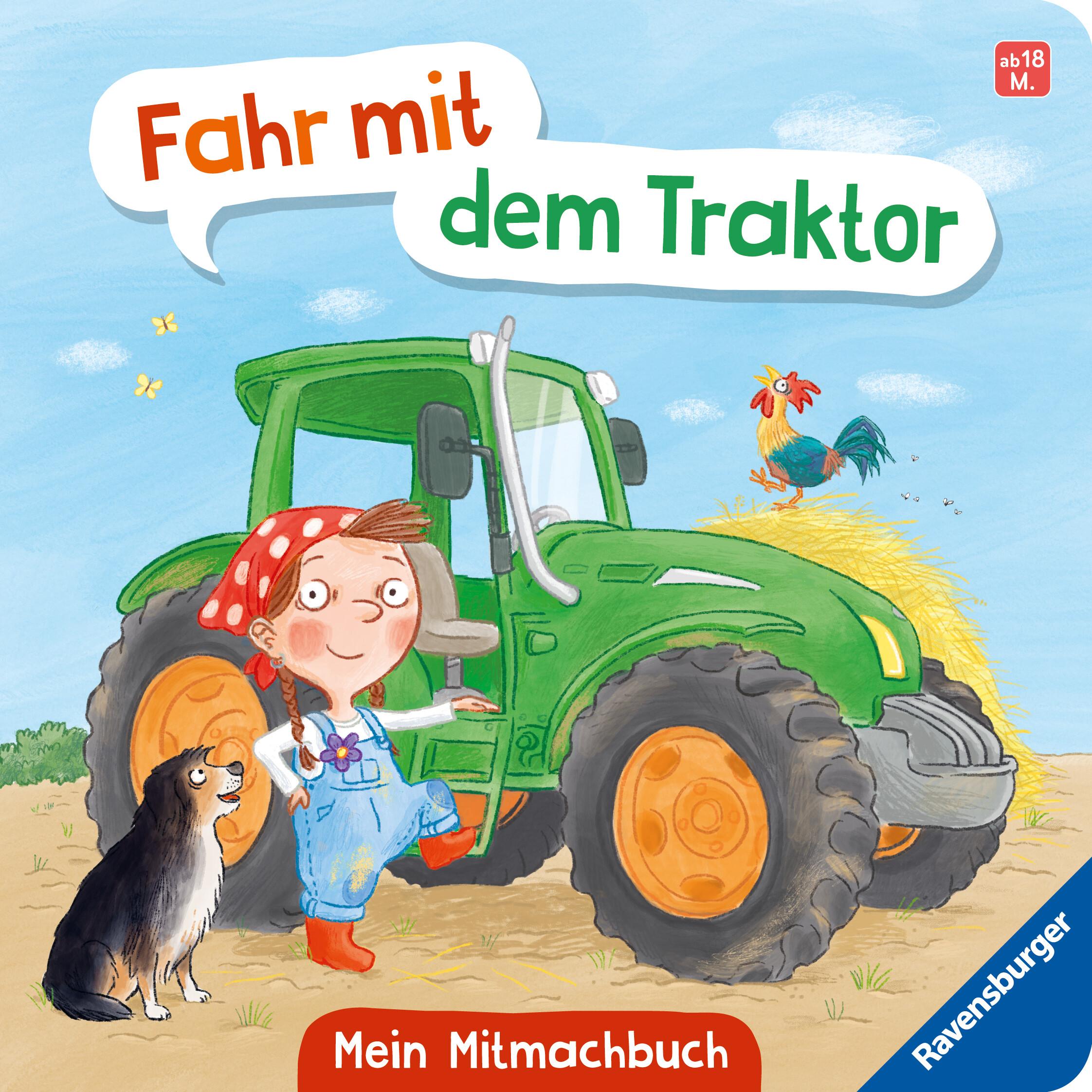 Vorderes Coverbild Fahr mit dem Traktor! Mein Bauernhof-Mitmachbuch