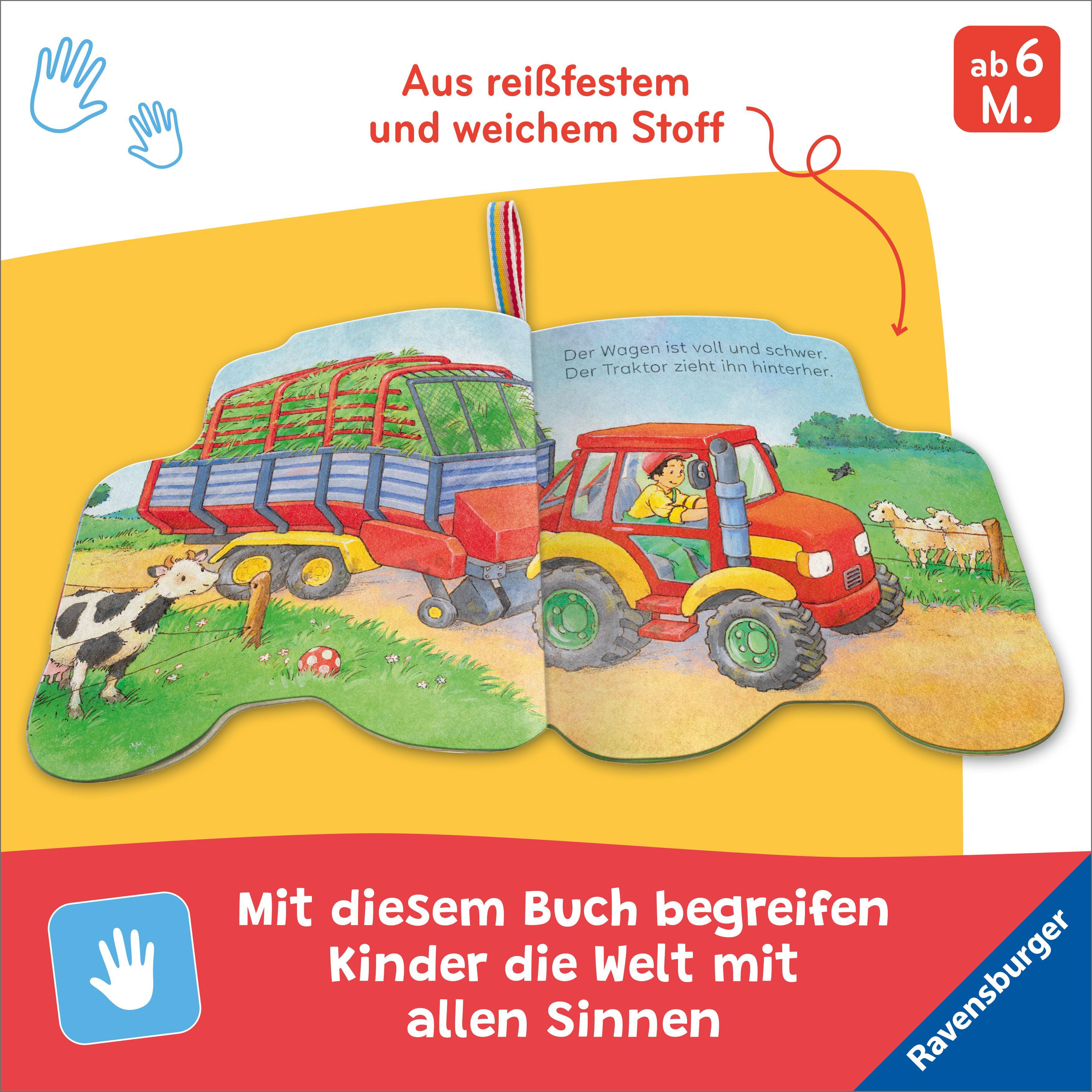 Beispielinhalt (Bild) Mein Knuddel-Knautsch-Buch: Mein Traktor