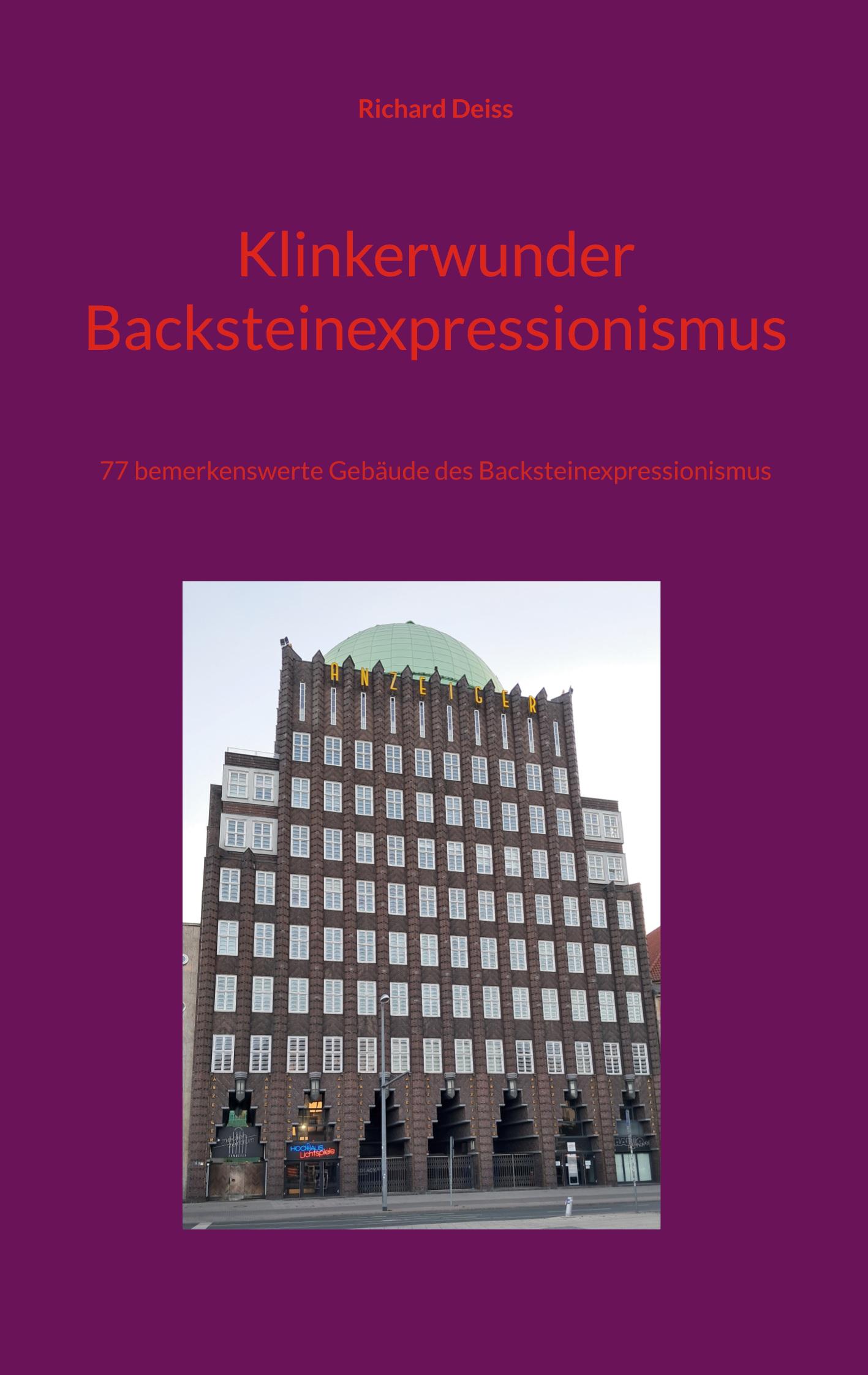 Vorderes Coverbild Klinkerwunder Backsteinexpressionismus